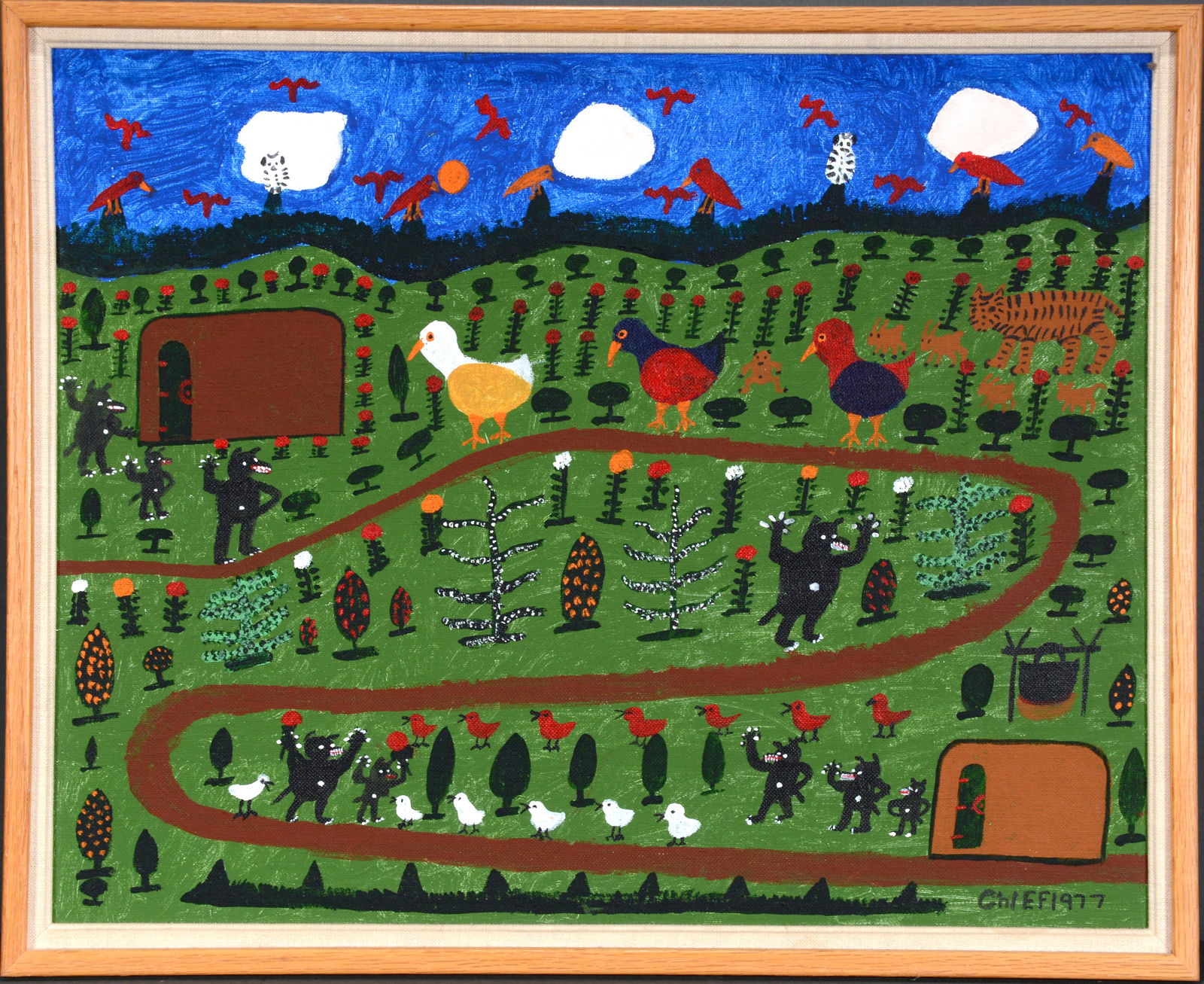 Chief Wiley.  Preacher Bear Take Home A Bride. (1 of 5)