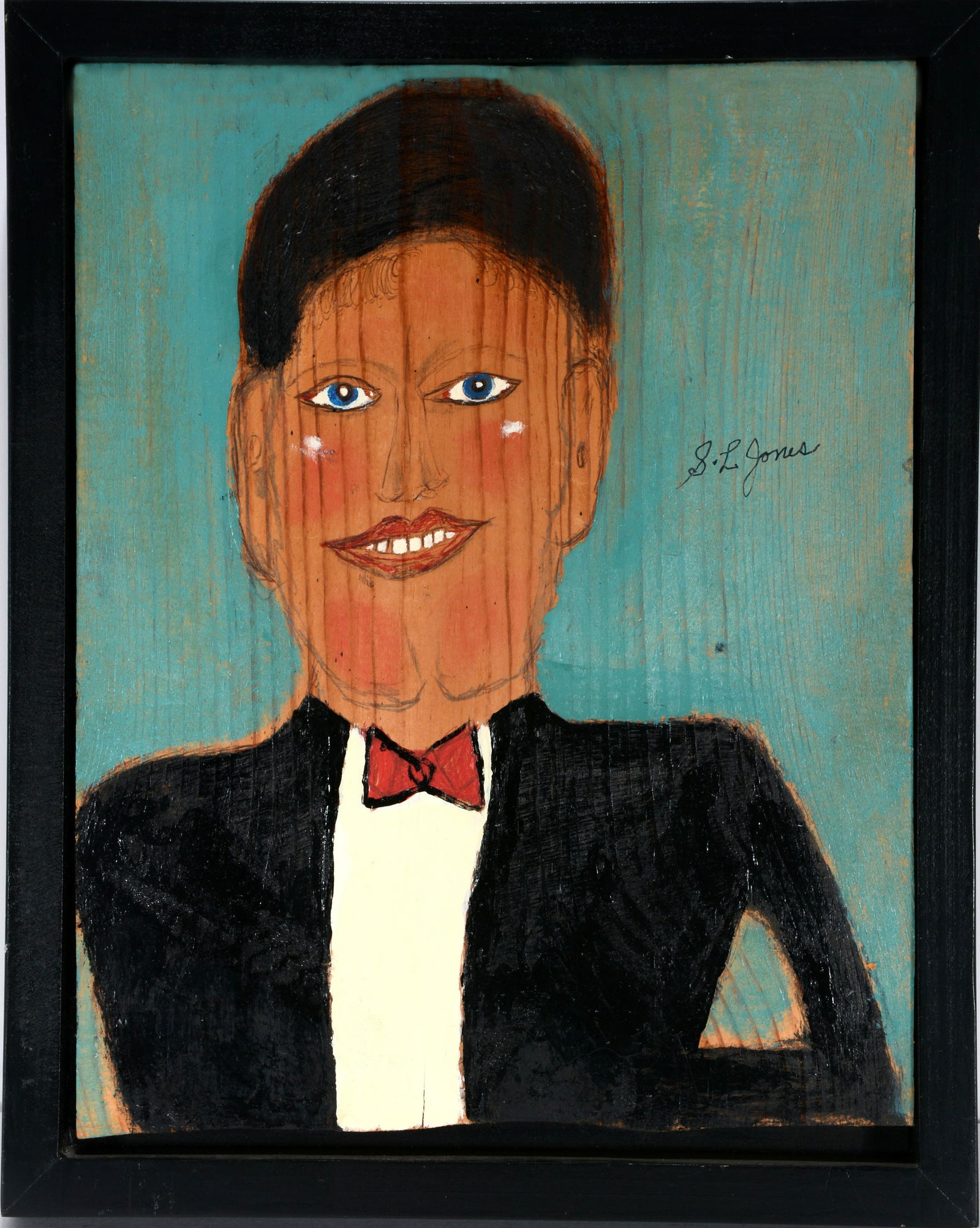 S.L. Jones. Portrait On Board. (1 of 3)