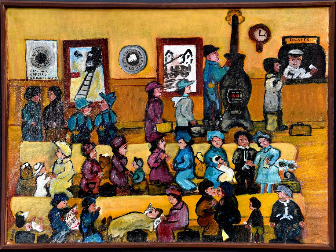 Emily Lunde. Train Station. (1 of 5)