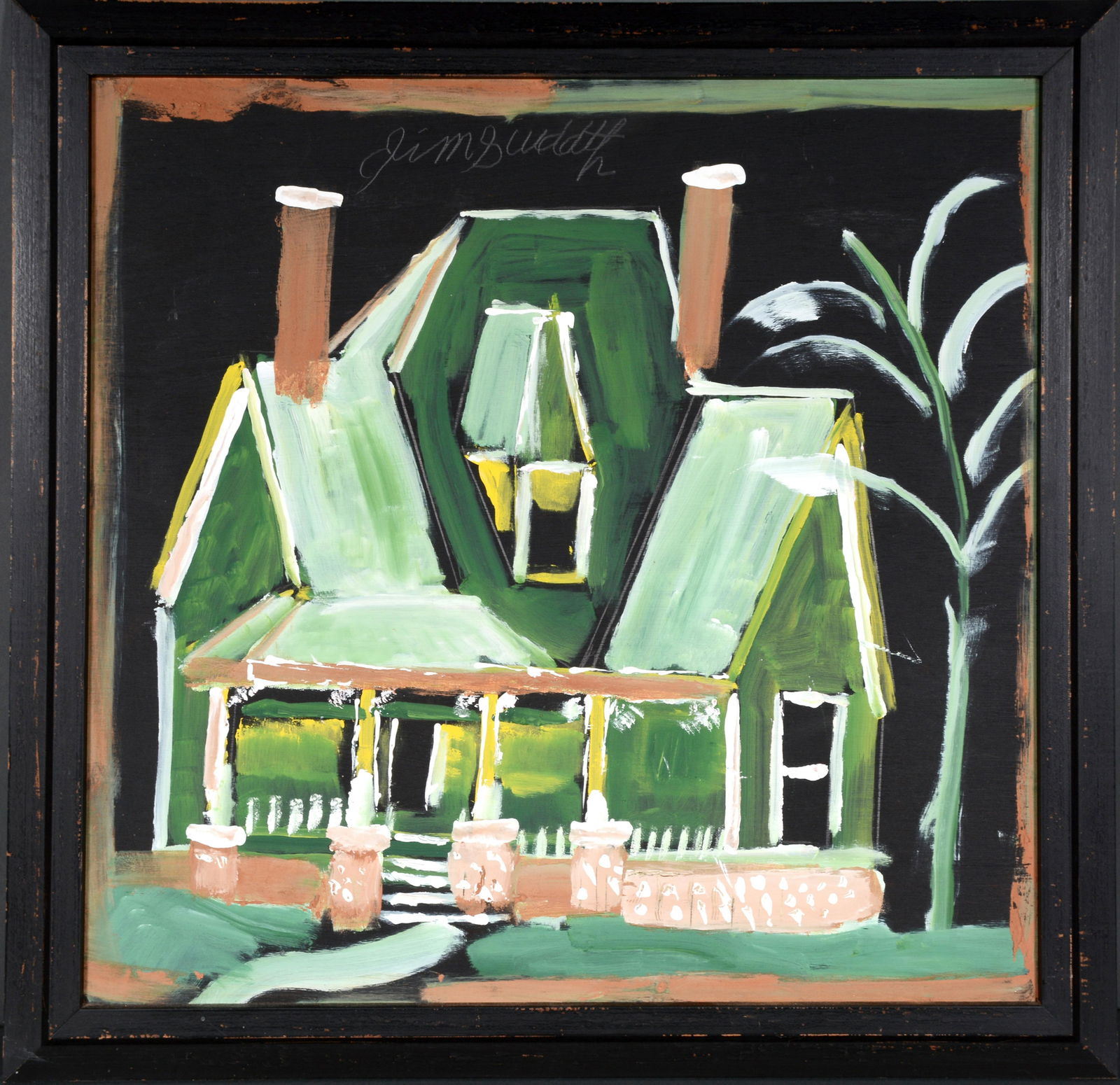 Jimmy Lee Sudduth. Green House. (1 of 2)