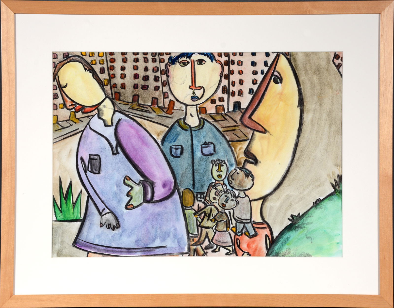 Albert Louden. Man, 2 Women, 5 Children. (1 of 2)