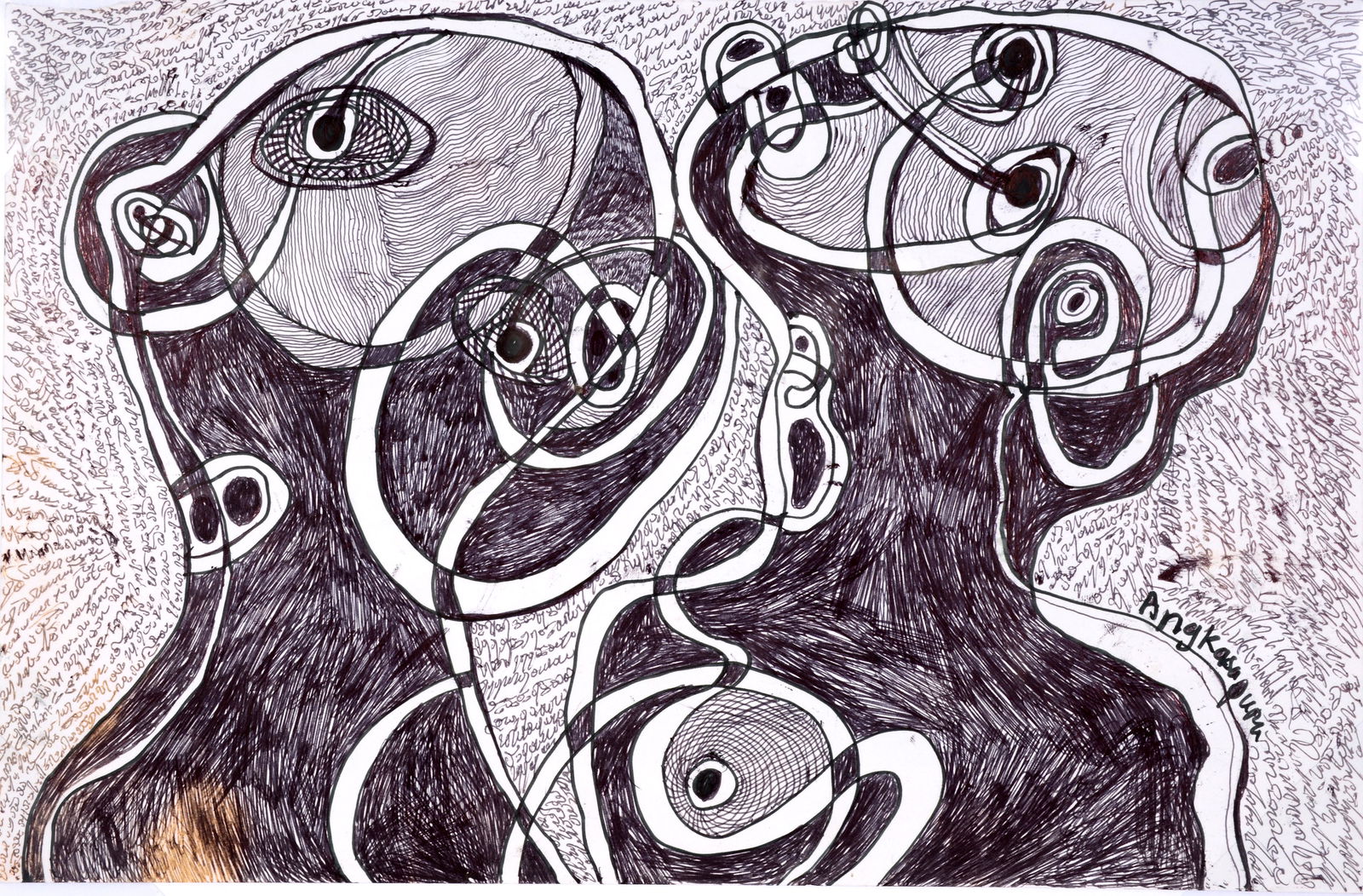 Noviadi Angkasapura. Untitled #2 Two Figures. (1 of 3)