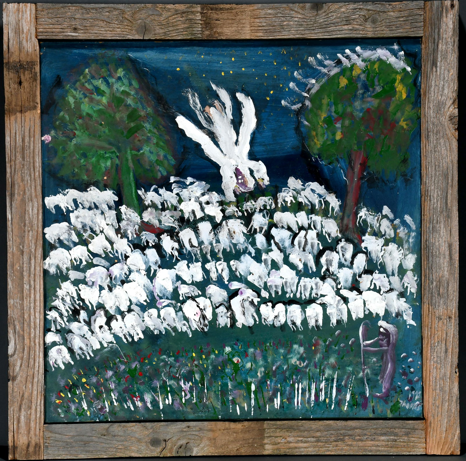 William Thomas Thompson. Angel Appearing to Shepherd. (1 of 4)