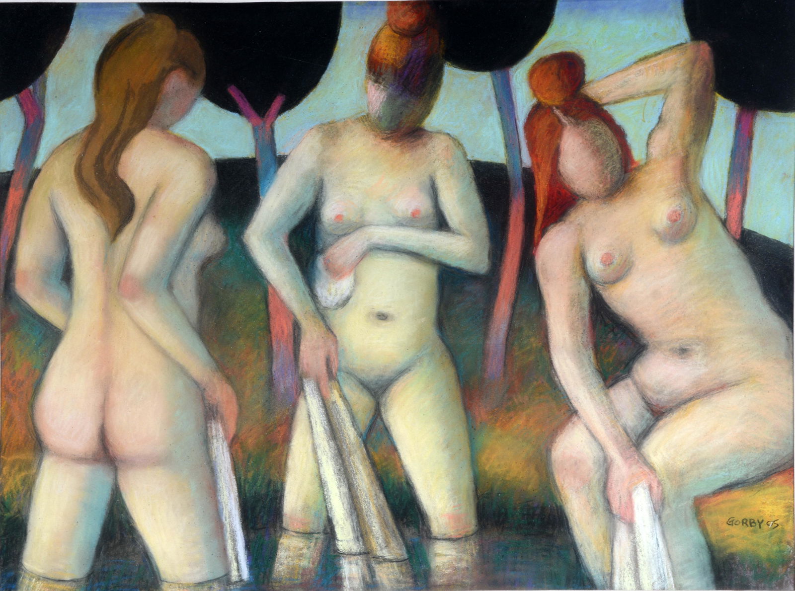 Gregory Gorby. Bathers. (1 of 3)