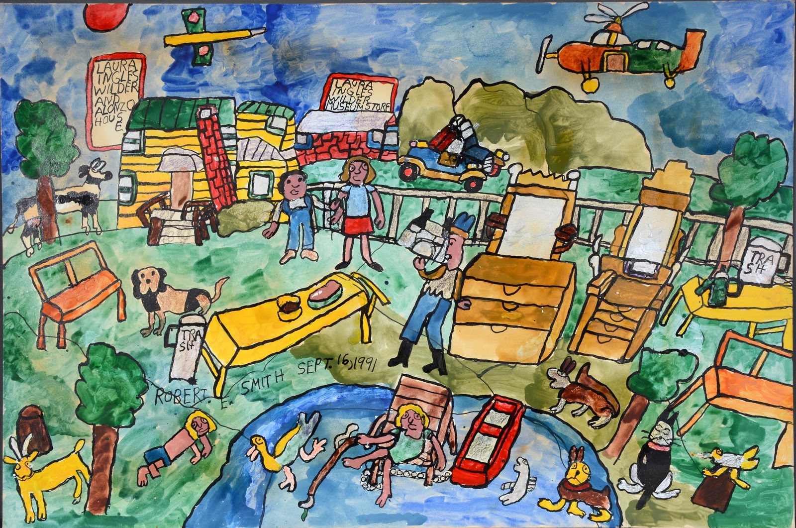 Robert E. Smith. Laura Ingles Wilder & Alonzo's House. (1 of 3)