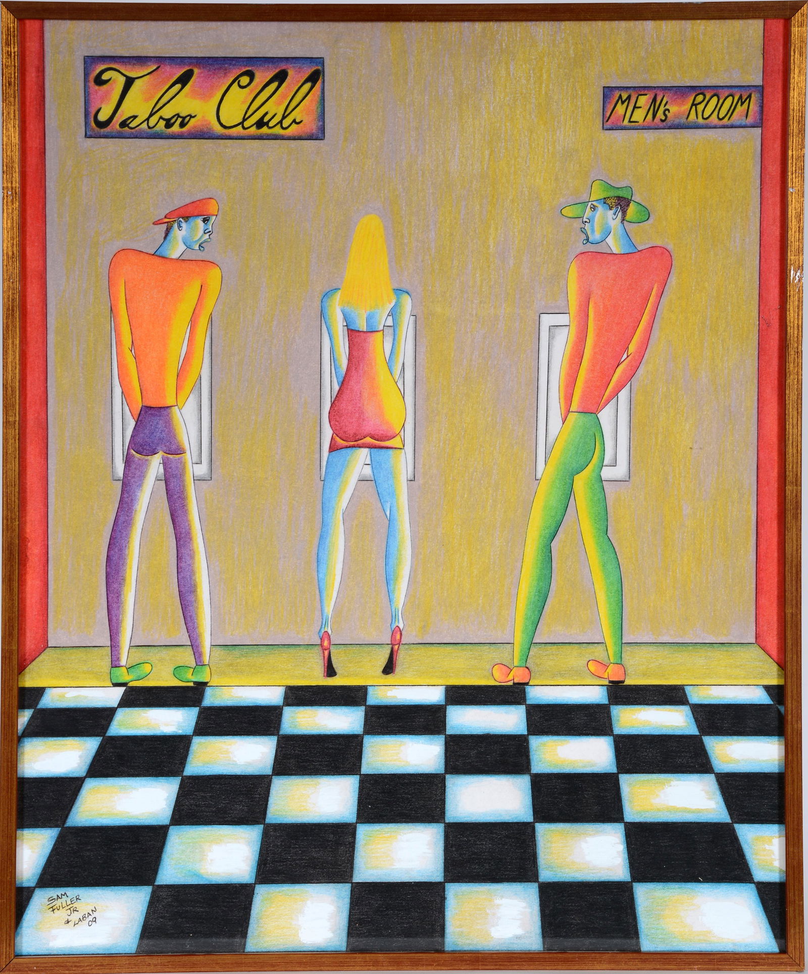 Sam Fuller, Jr. Taboo Club Mens Room. (1 of 2)