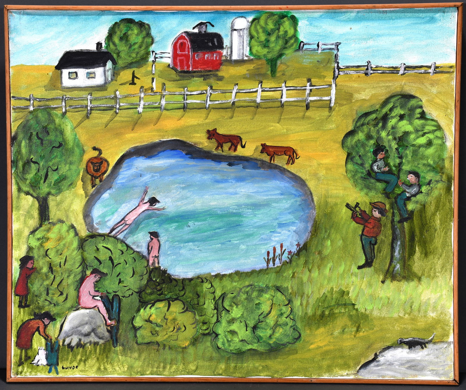 Emily Lunde. The Old Swimming Hole. (1 of 4)