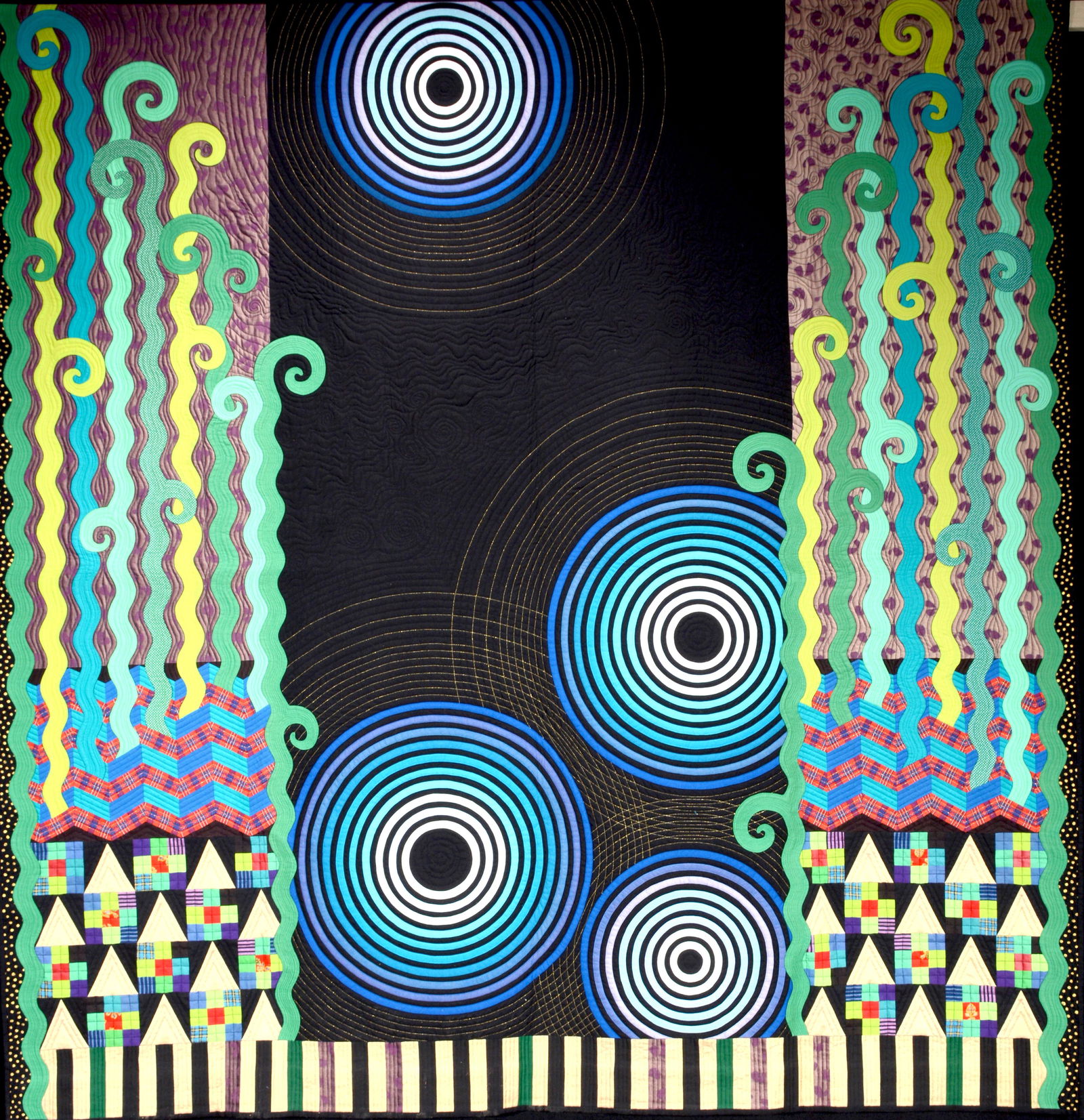 Jane A. Sasaman. Night Garden II. (1 of 4)