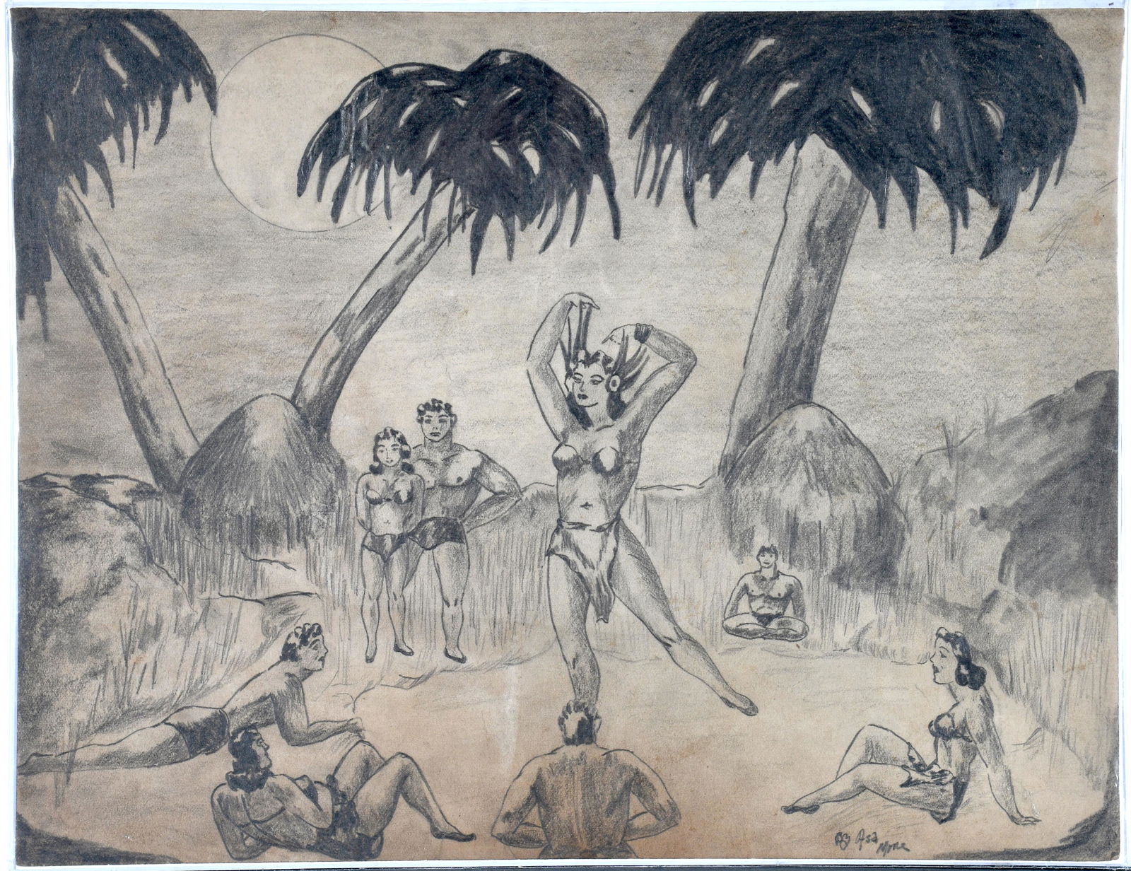 Asa Moore. Fantasy Series Tahiti Dancer. (1 of 3)