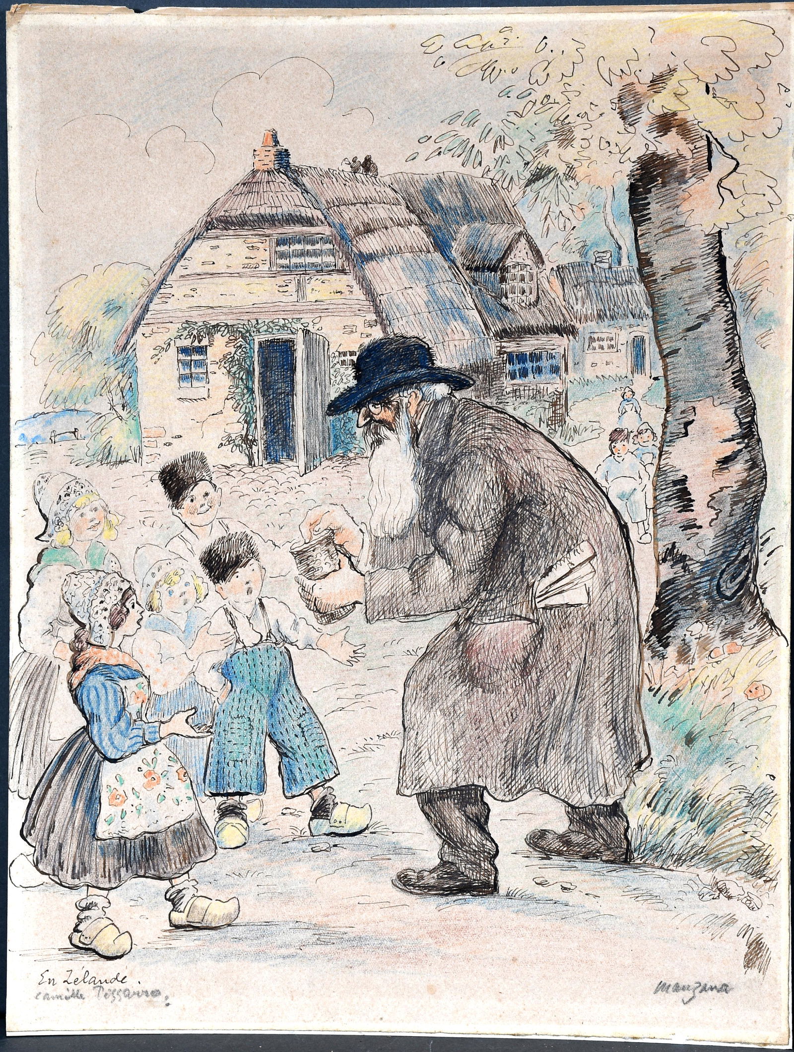 George Henri Manzana Pissarro. Camille Pissaro en Zelande. (1 of 4)