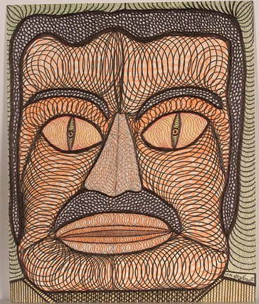 Ted Gordon. Fat Cat.: 1990. Ink and marker on card stock. Signed, dated and titled on back. Excellent condition. 14" w x 17" h. Provenance: The George and Sue Viener Collection. Est. $500-800. Ship: $35