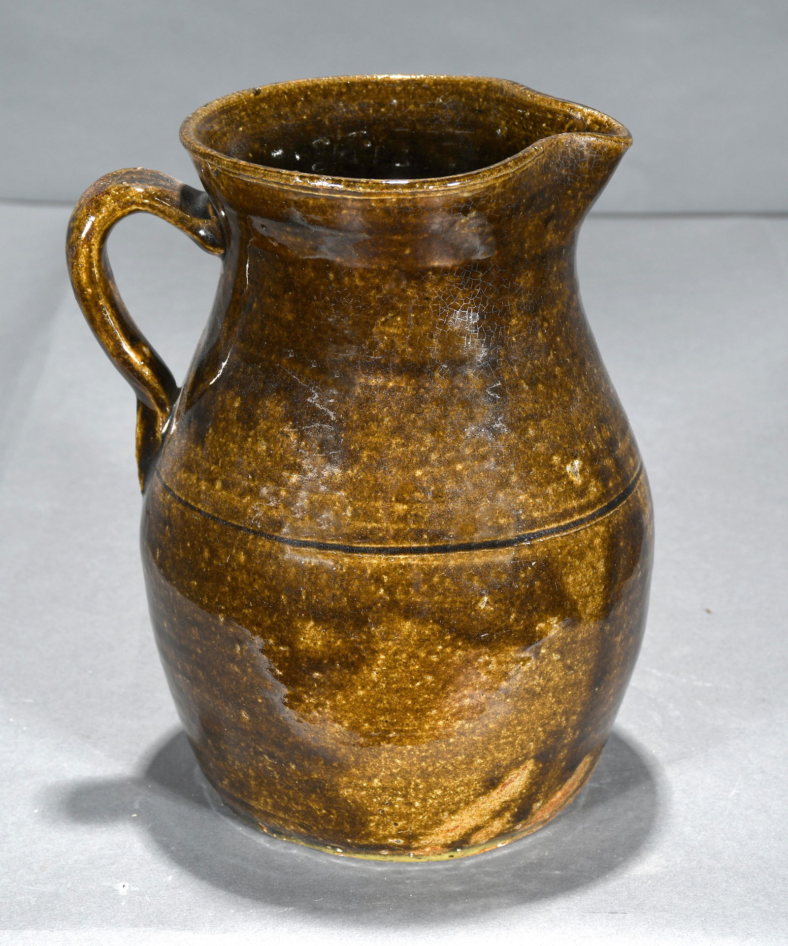 Cheever Meaders attrib. Large Pitcher. (1 of 4)