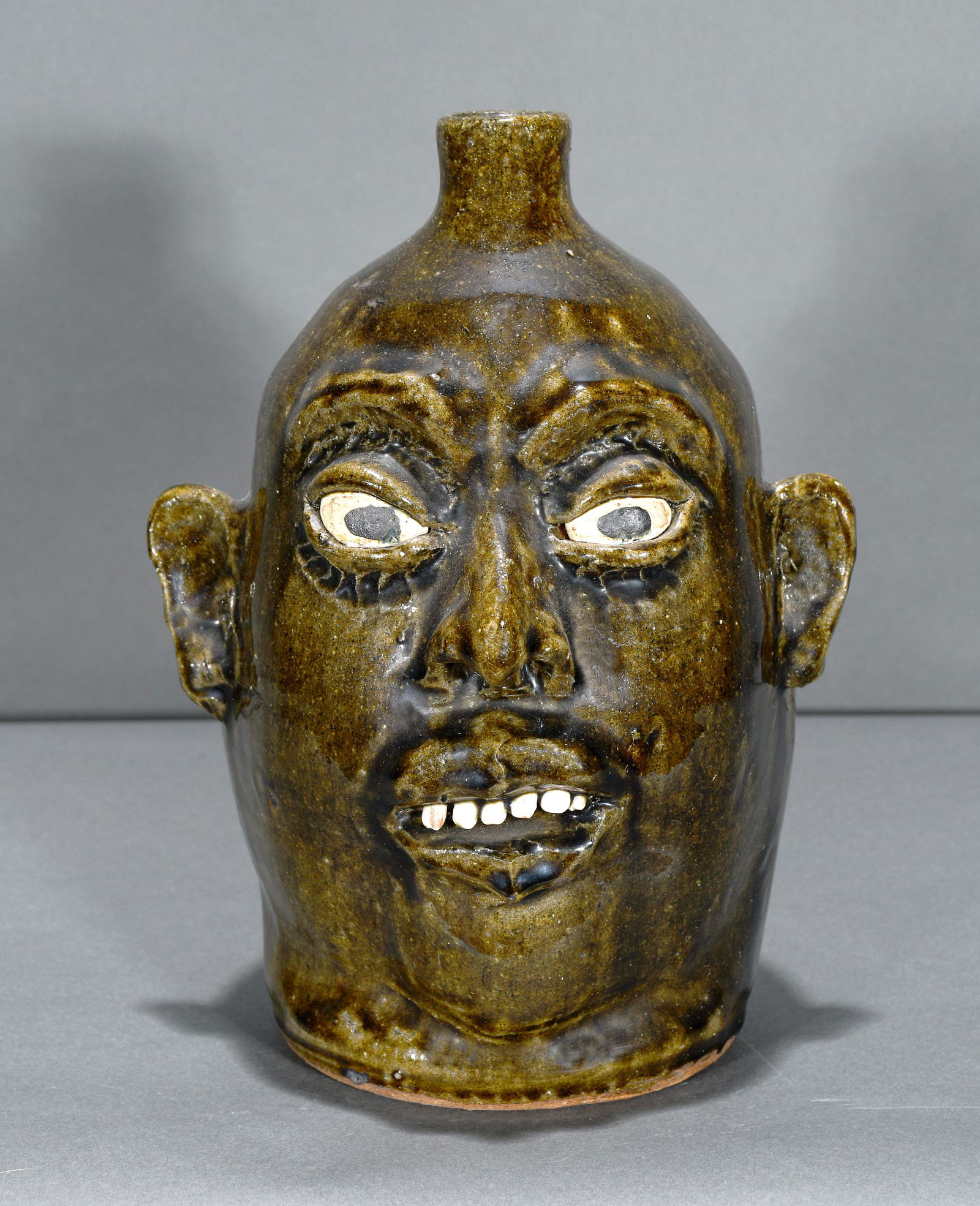 Lanier Meaders. Tall Face Jug. (1 of 4)