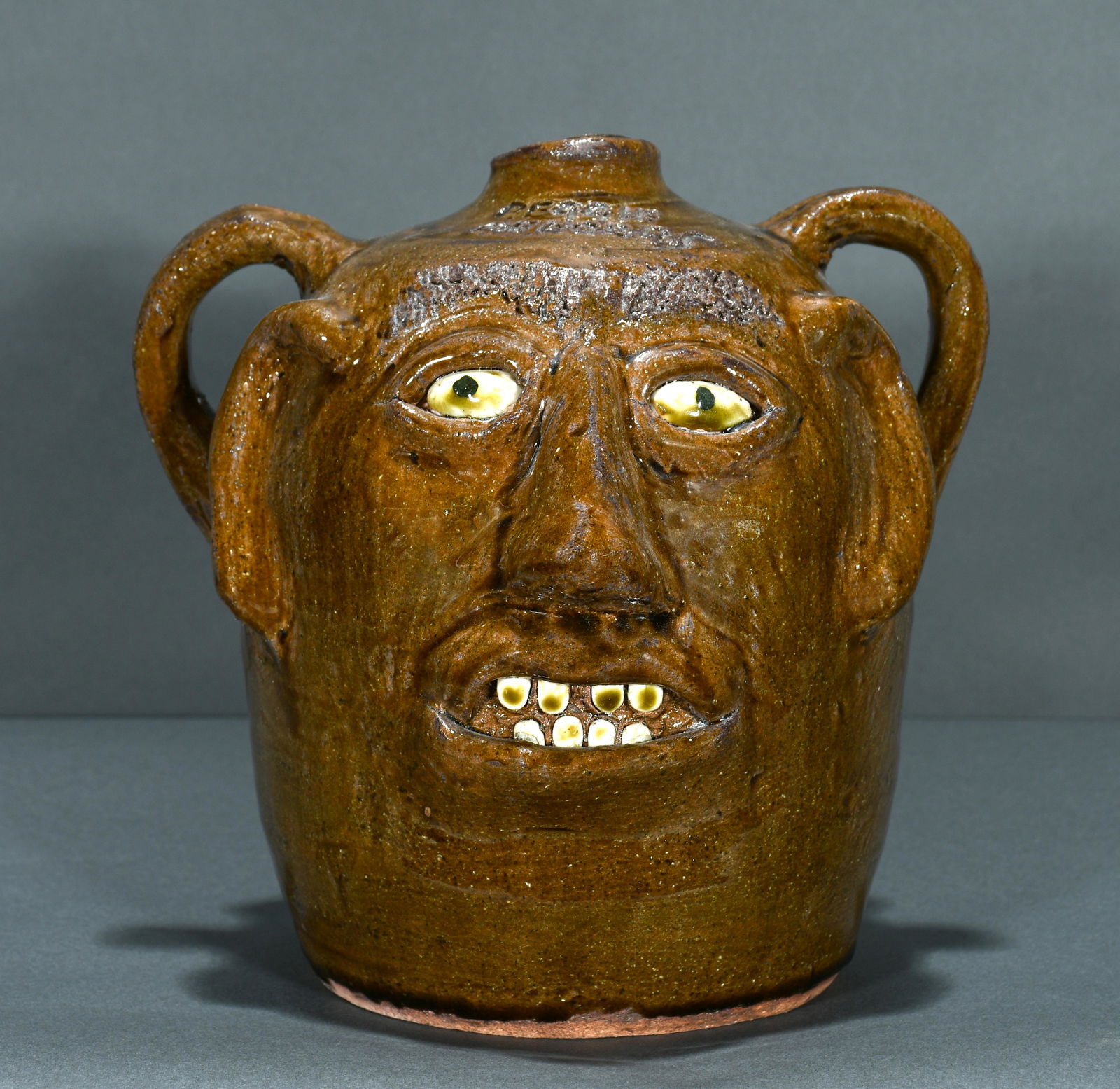 Reggie Meaders. Double Faced Politician Jug. (1 of 5)