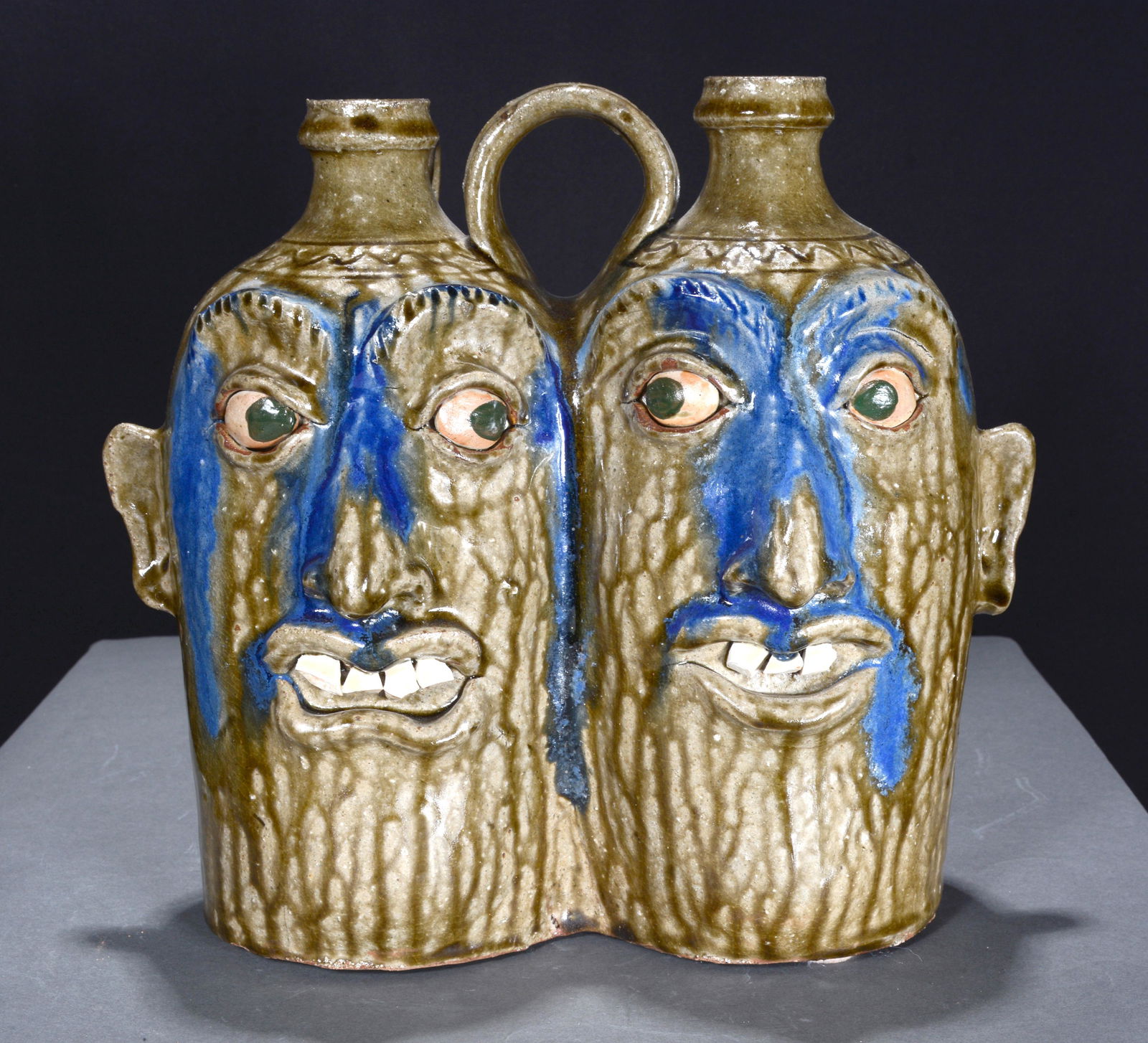 Clint Alderman. Conjoined Twins Face Jug. (1 of 3)