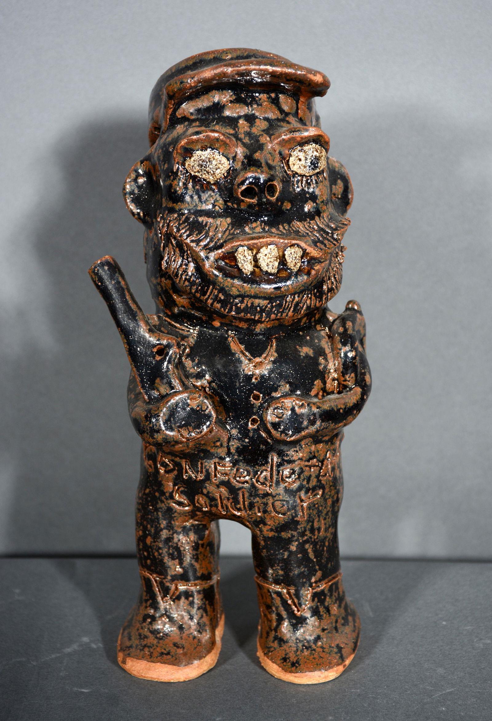 Marie Rogers. Southern Soldier Figural Piece. (1 of 2)