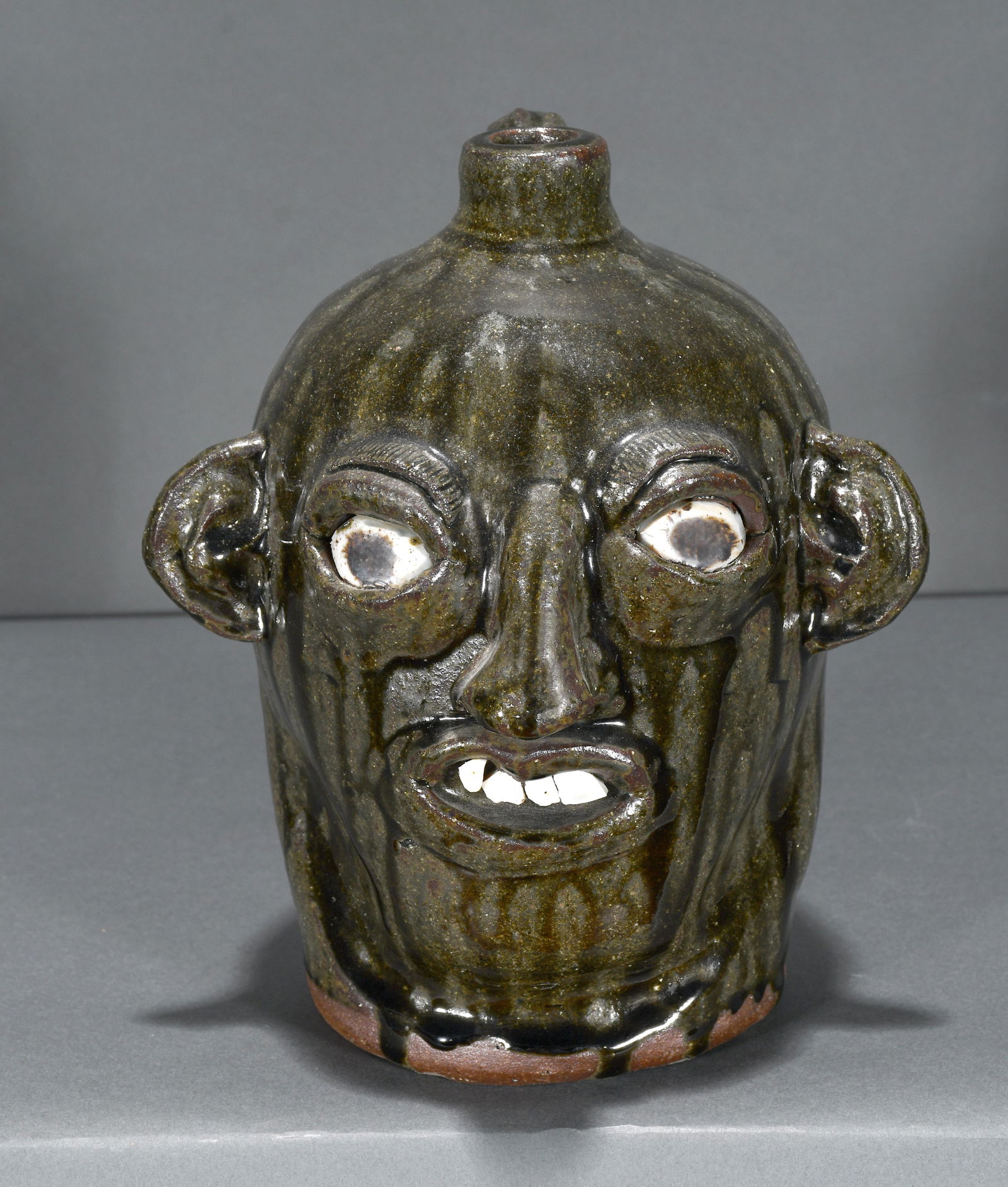 Grace Nell Hewell. John Quincy Adams Face Jug. (1 of 3)