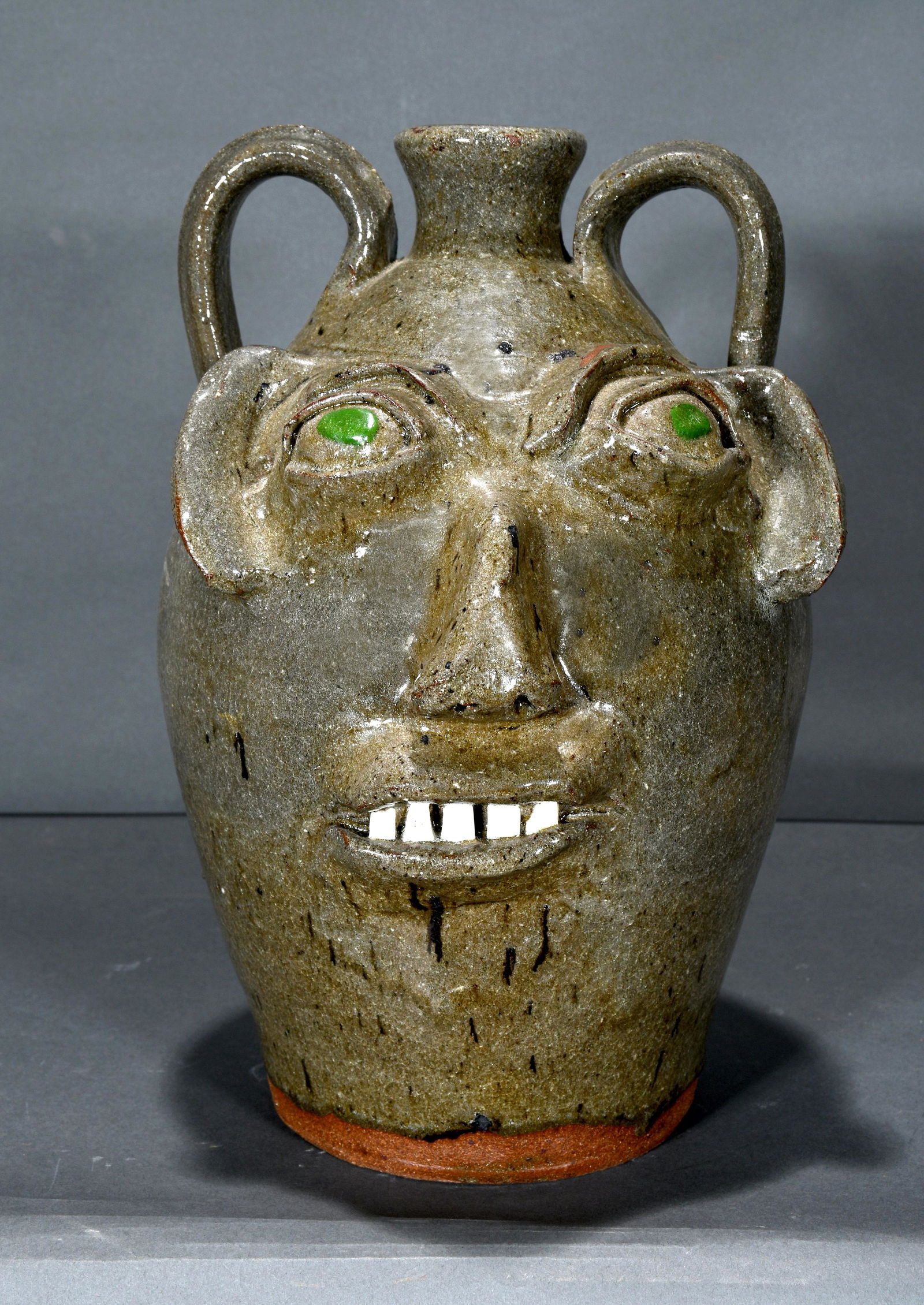B.B. Craig. Green-Eyed Face Jug. (1 of 4)