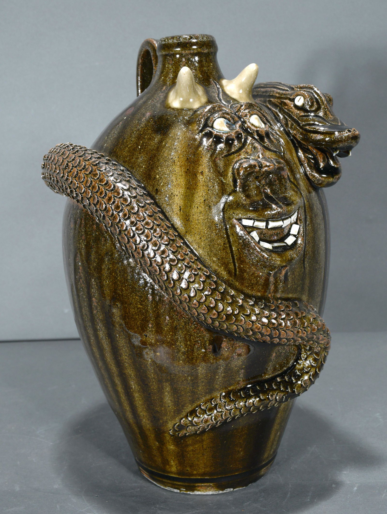 Chad Smith. #1 Devil Jug with Snake. (1 of 4)