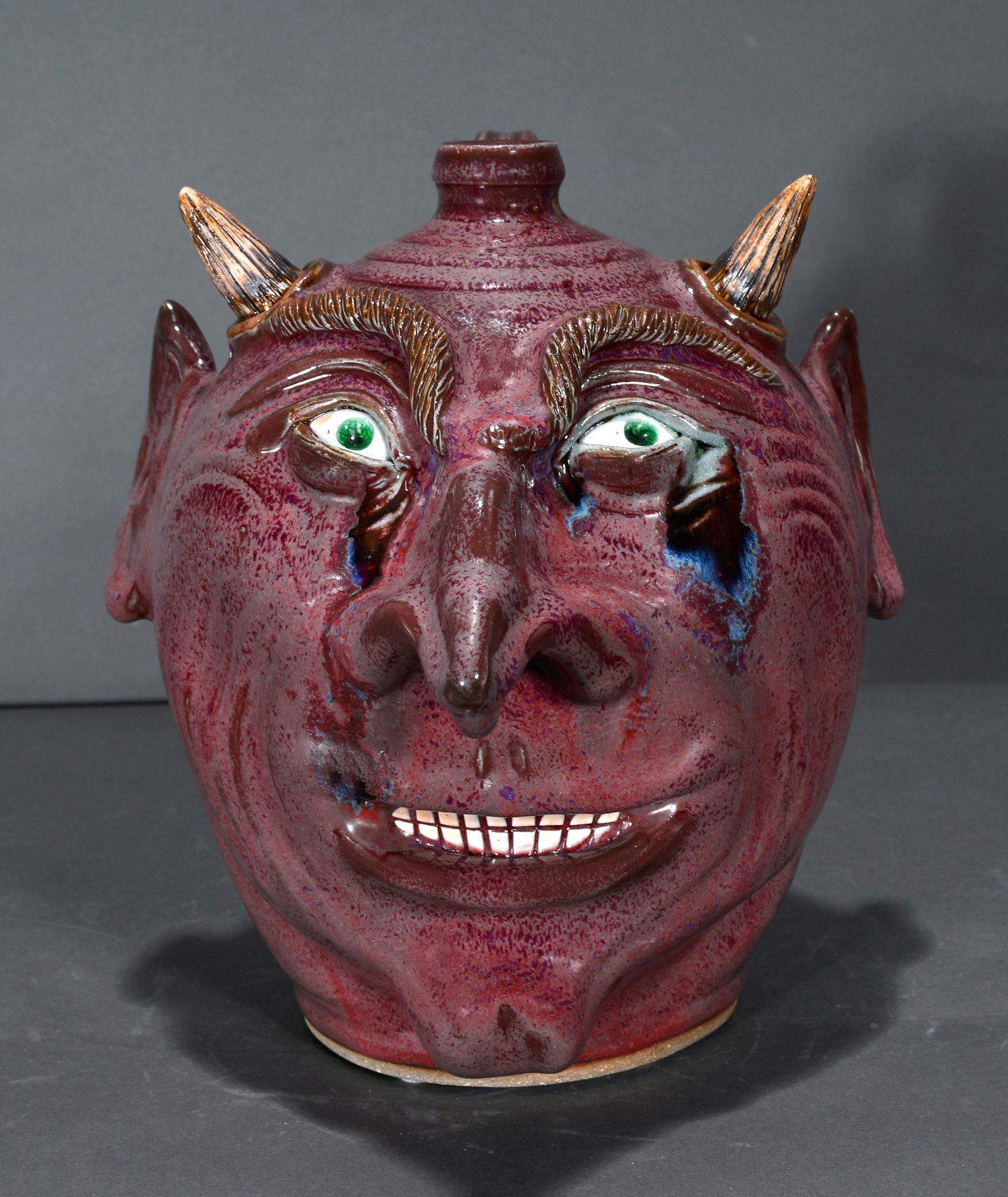Karen LaBarga. Mauve Devil Jug. (1 of 4)