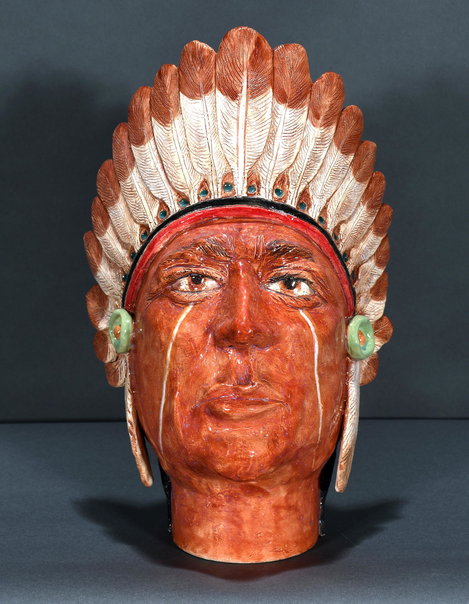 Craig Head. Chief Face Jug. (1 of 4)
