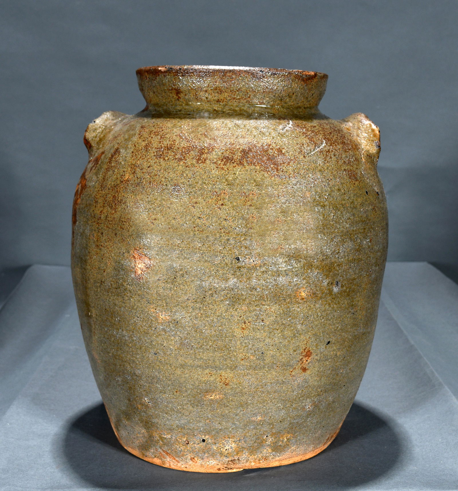 Three Gallon Noble Jar with 3 In Script. (1 of 7)