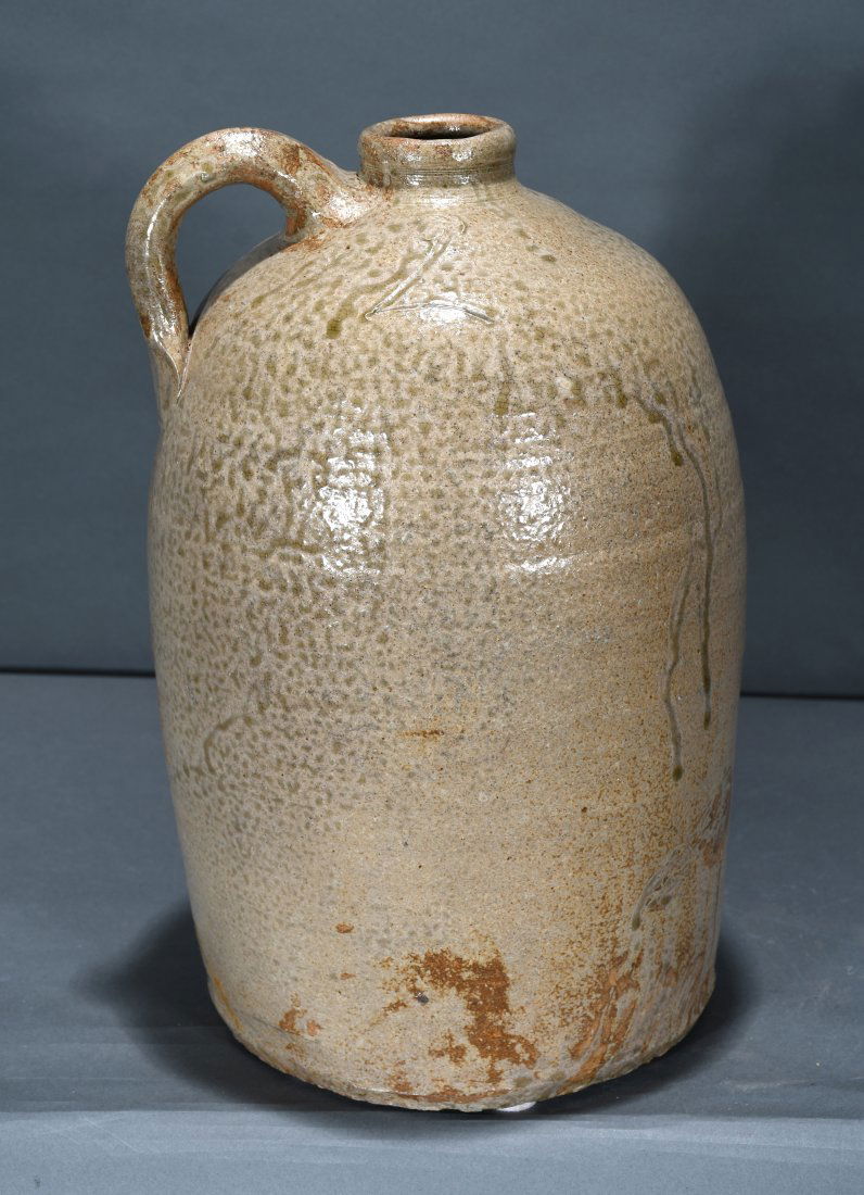 Southern Two Gallon Ash Glaze Jug. (1 of 3)