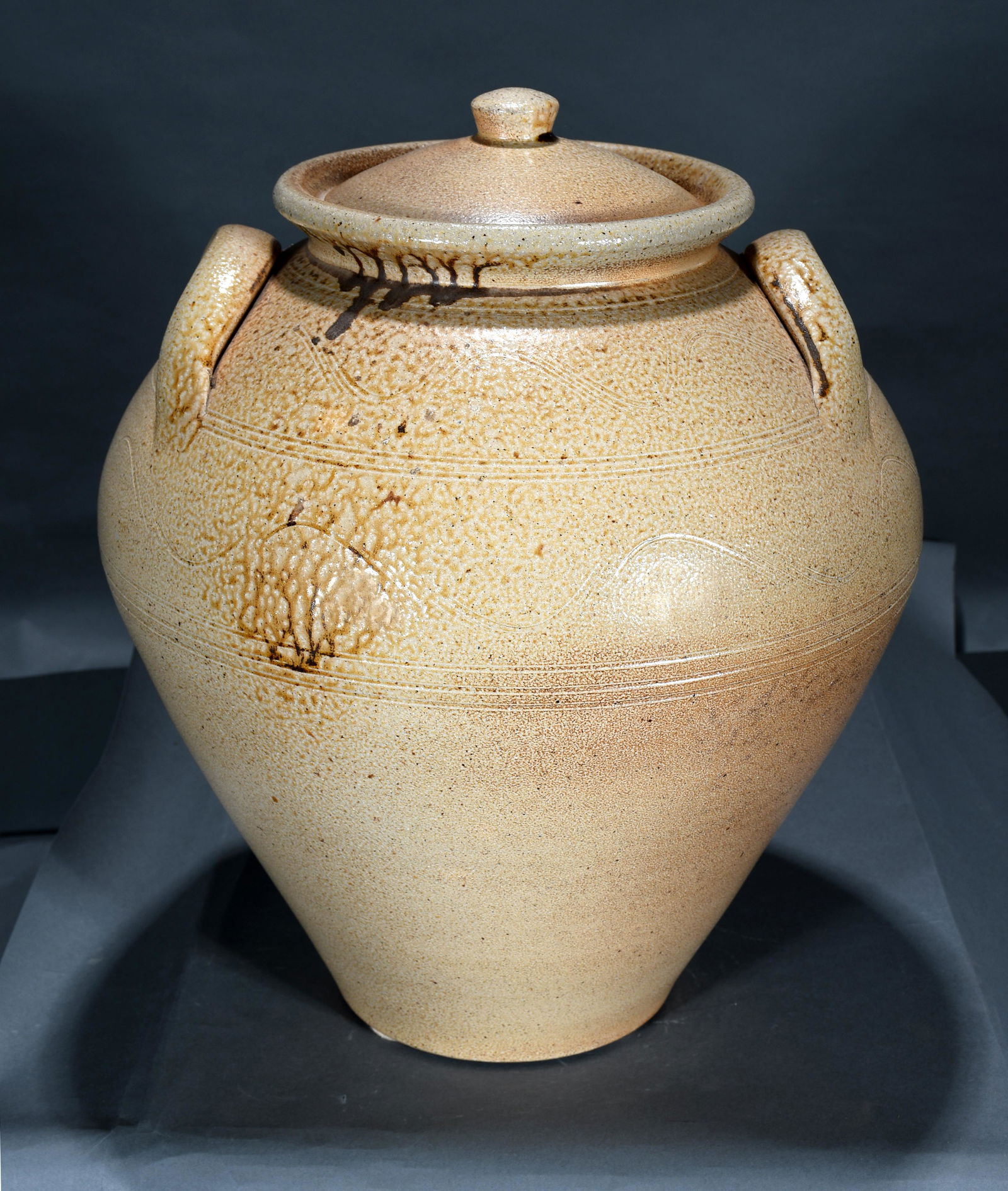 David Stuempfle. Six Gallon Noble Jar with Lid. (1 of 4)