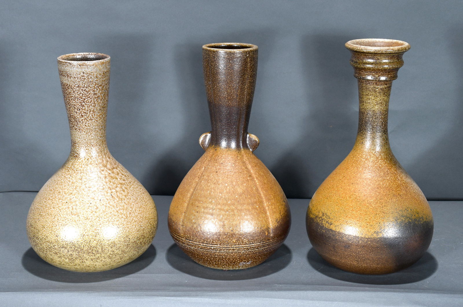 David Stuempfle. Group of Three Art Vases. (1 of 2)