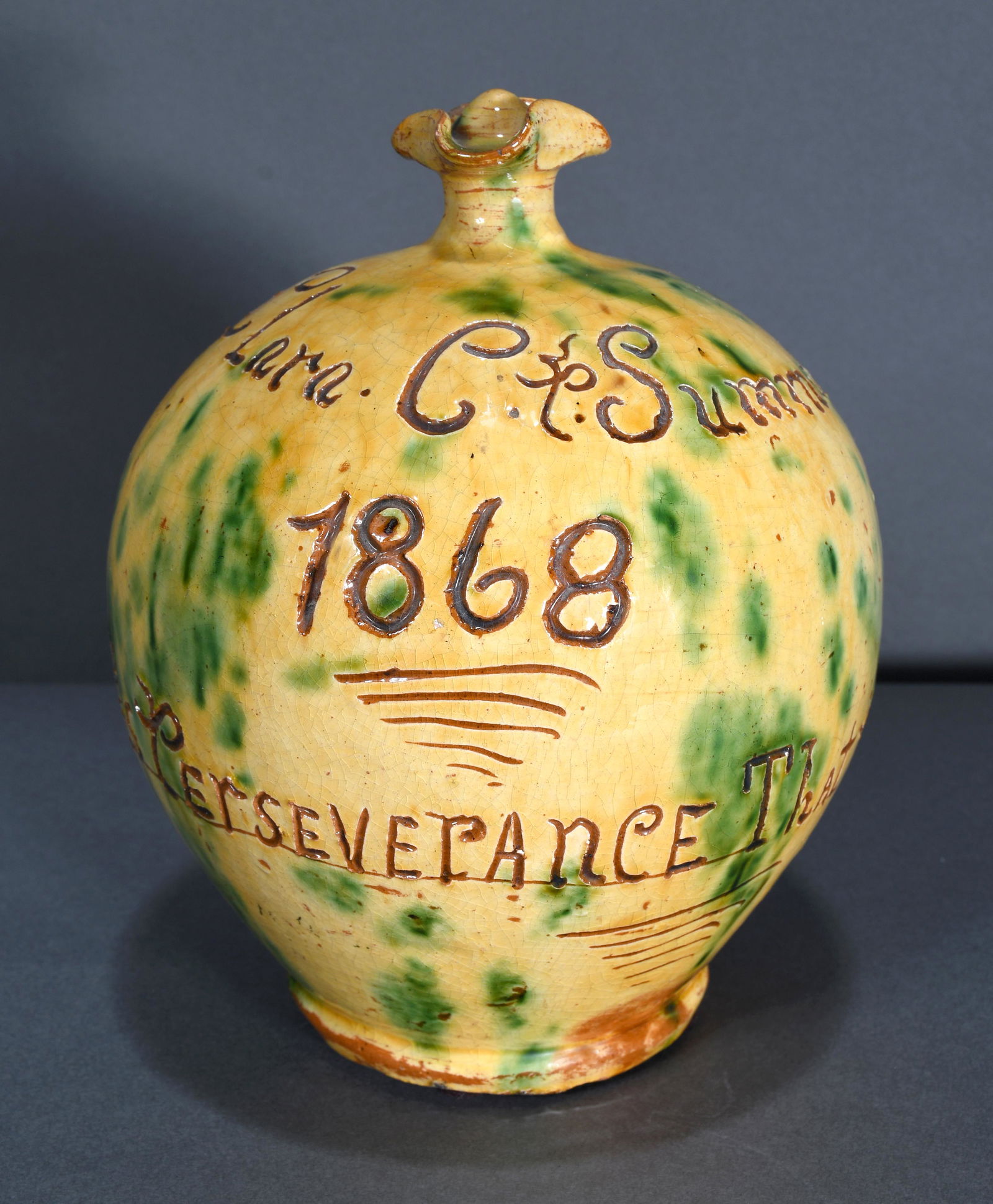 Clara C. Summers - Donyatt Somerset Pottery. Jug Bank. (1 of 9)
