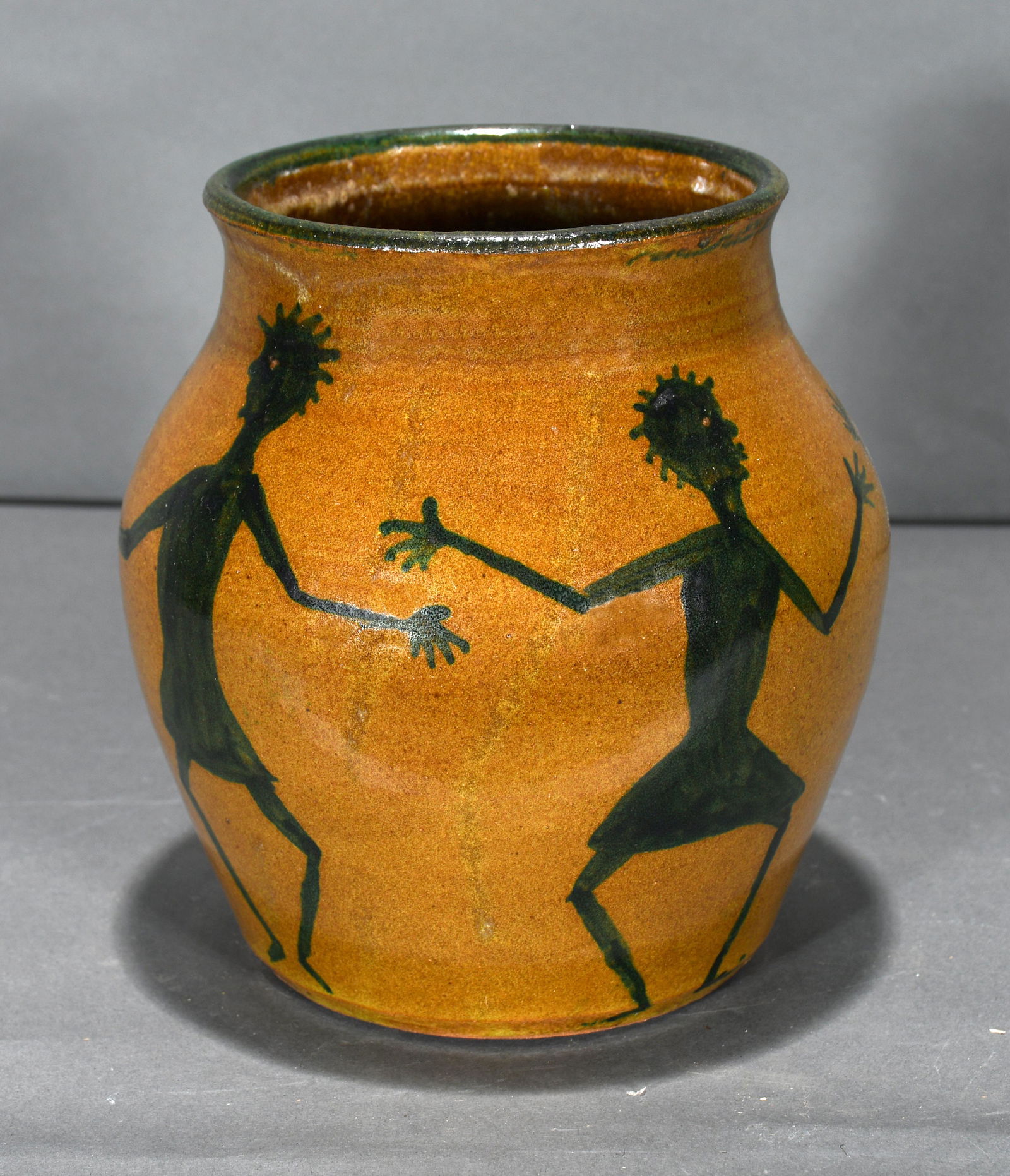 Marvin Bailey. Dancing Figures Vase. (1 of 3)