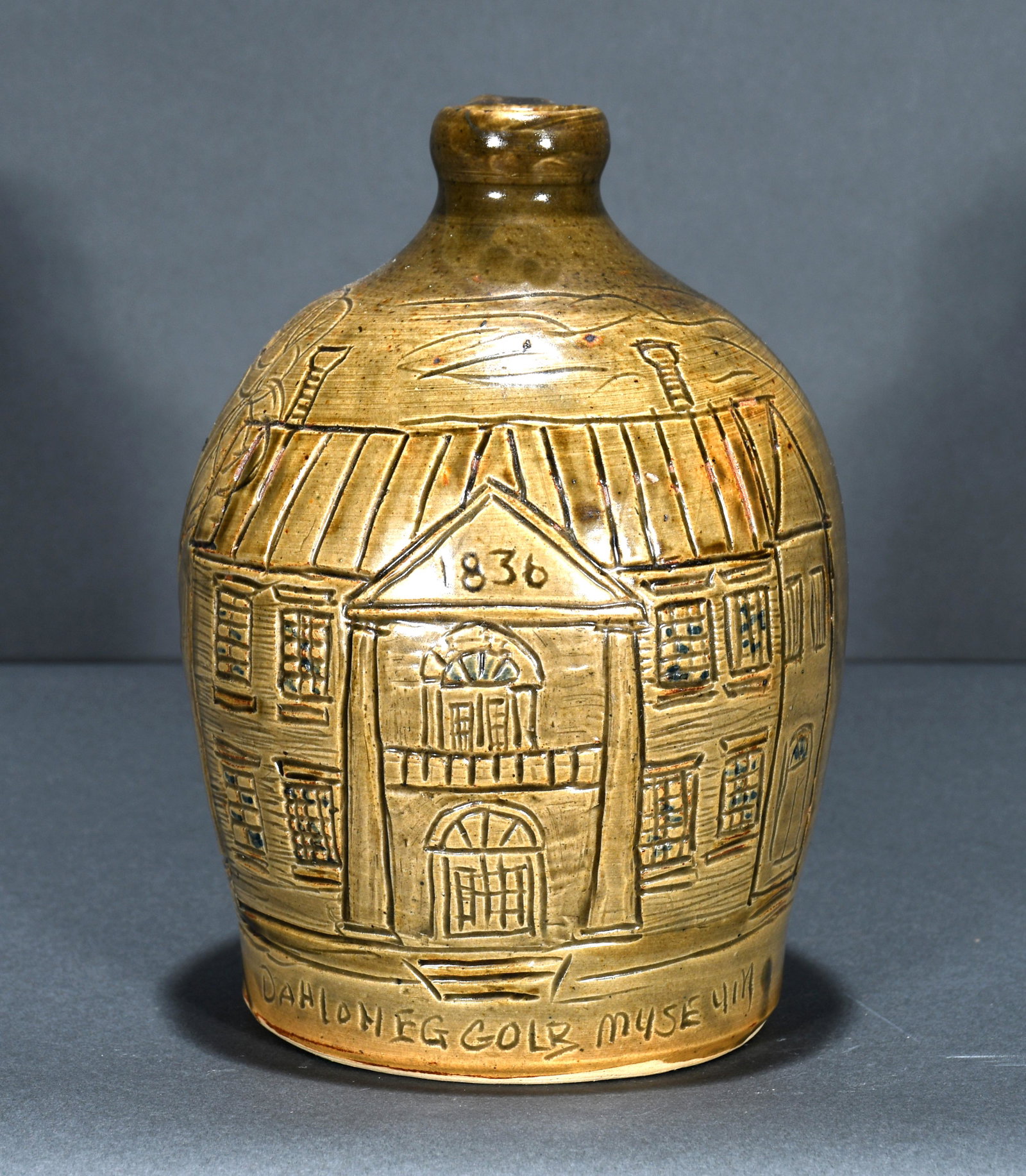 Patrick Shields. Dahlonega Gold Museum Pot.: Patrick Shields. Dahlonega Gold Museum Pot. 2004. Signed, dated, titled. Mint condition. 8" h. Est. $50-100. Ship: $45