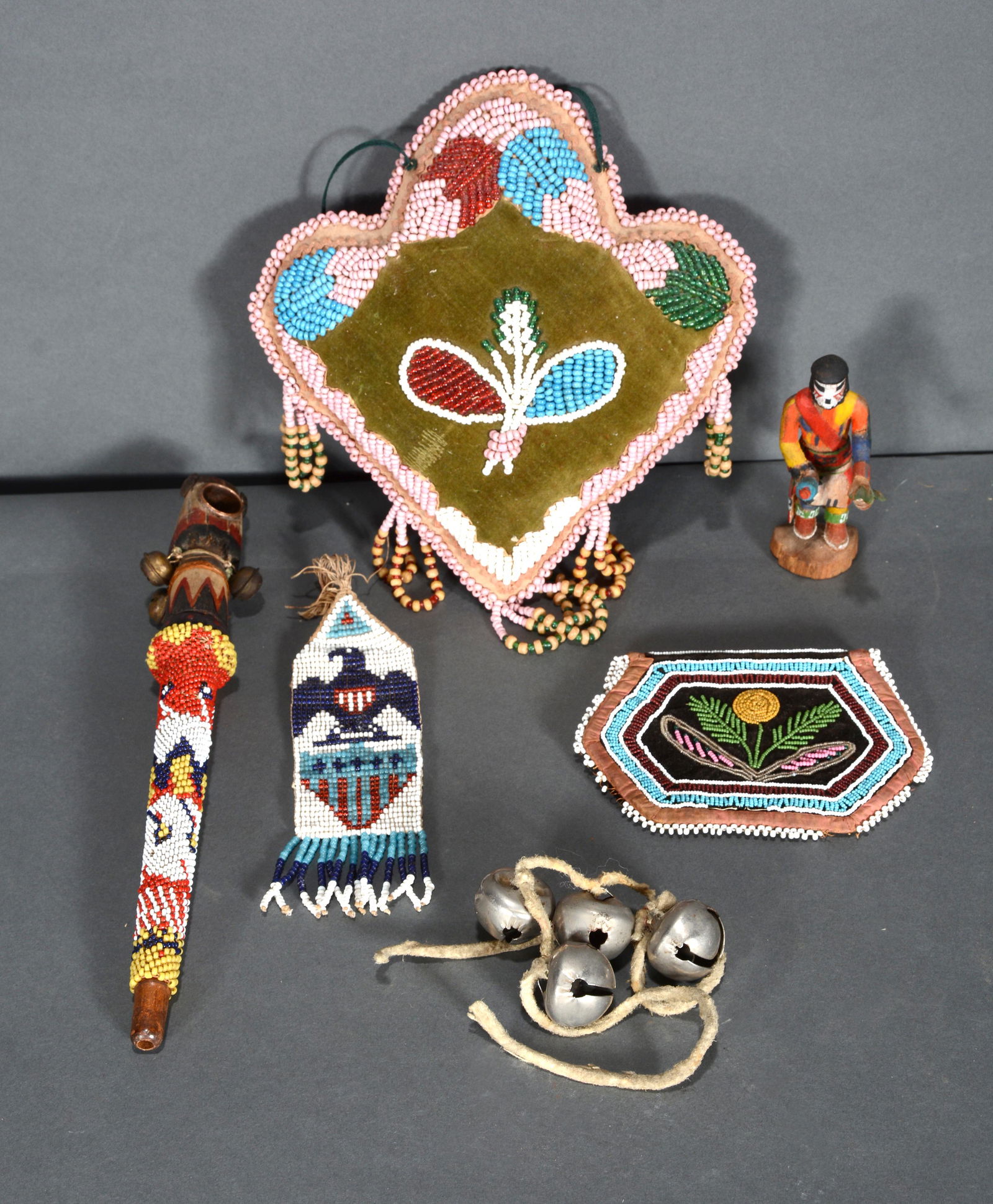 Group of Native American Beaded Items. (1 of 2)