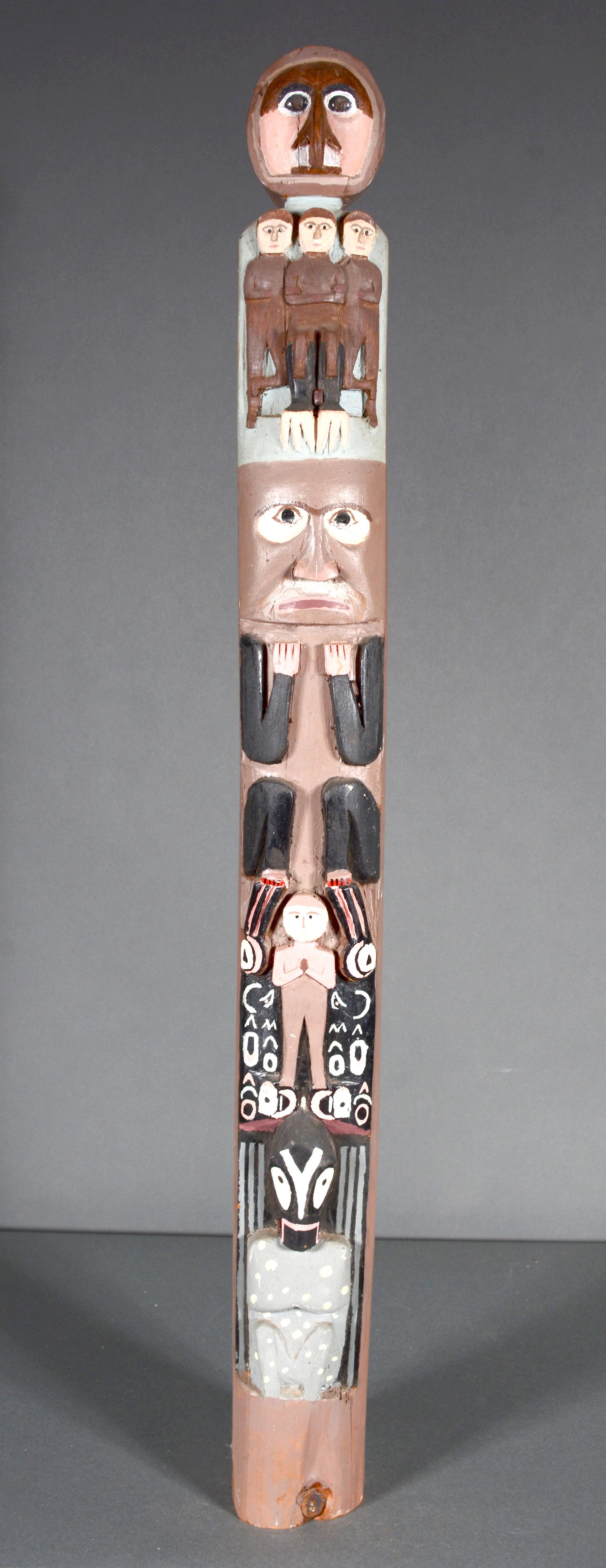 Anonymous. North West Style Totem. (1 of 5)