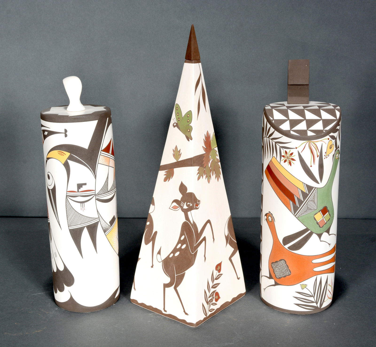 Charmae Shields Nateseway. 3 Pyramids and Cylinders. (1 of 3)