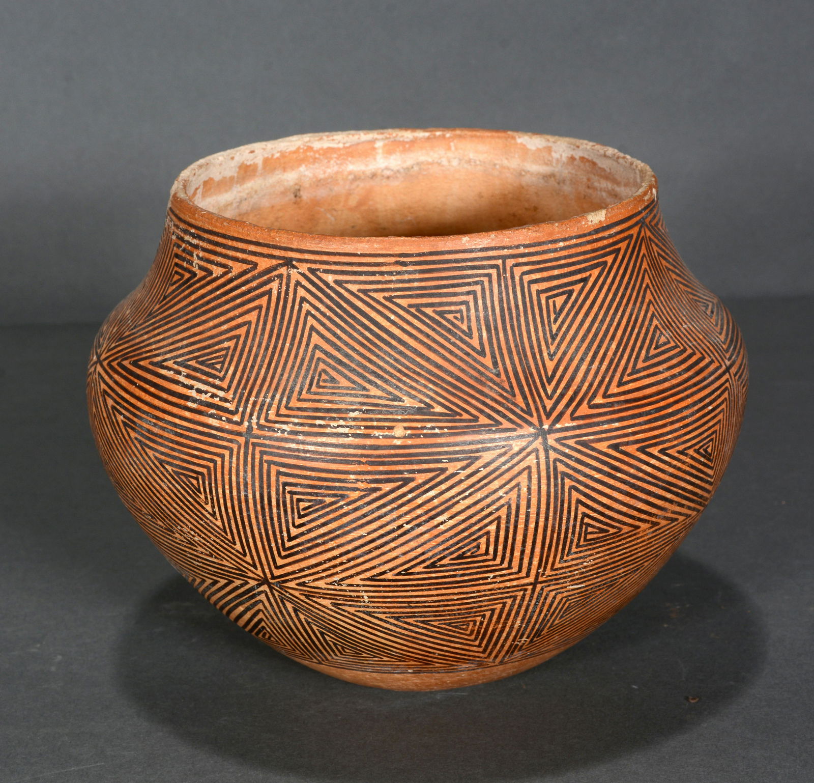 Early Acoma Decorated Pot. (1 of 4)