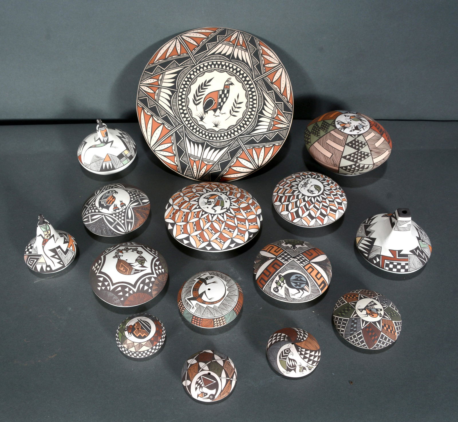 M. Vallo, D. Lewis, C. Conono.  15 Pots. (1 of 4)