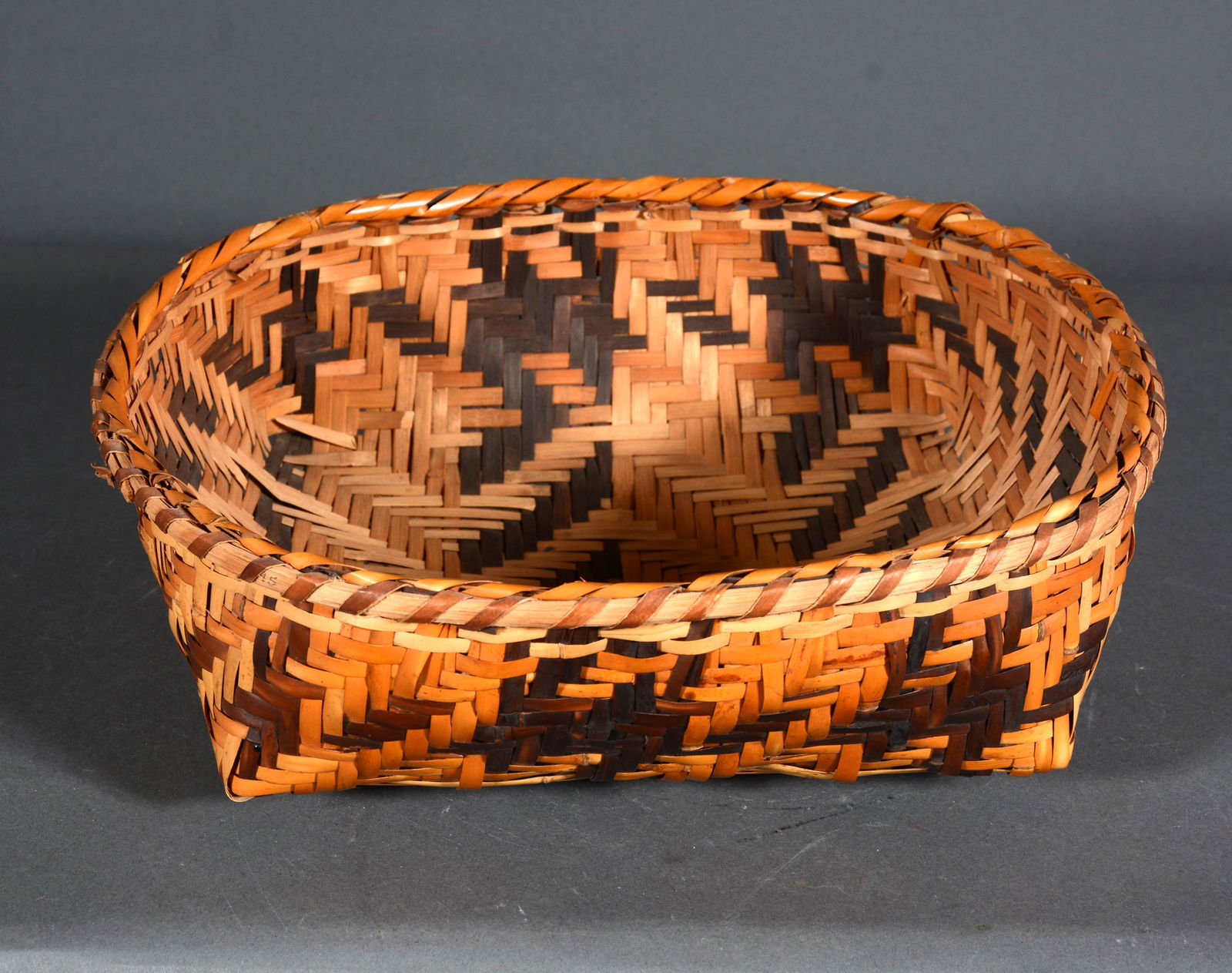 Cherokee Collect All River Cane Basket. (1 of 3)