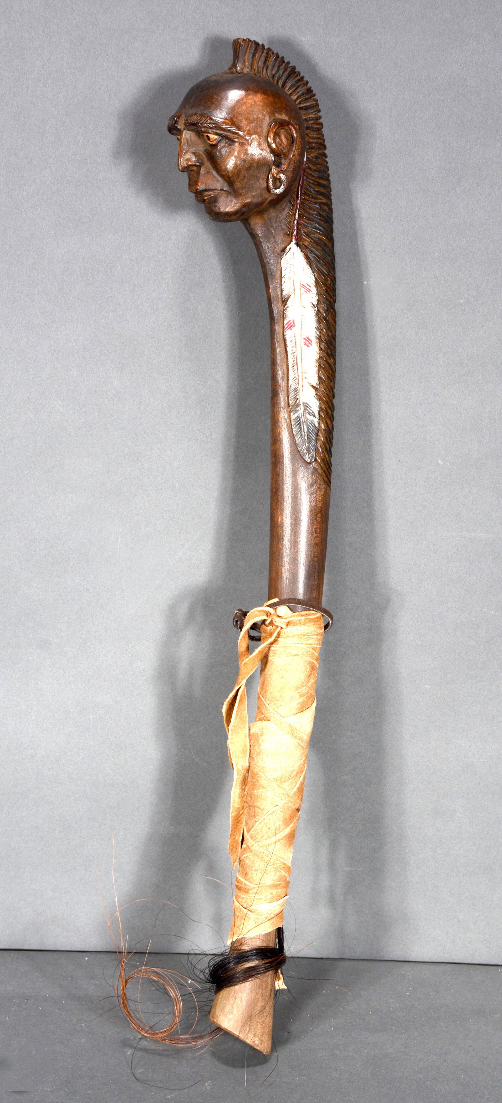 Contemporary Counting Coup Stick. (1 of 6)