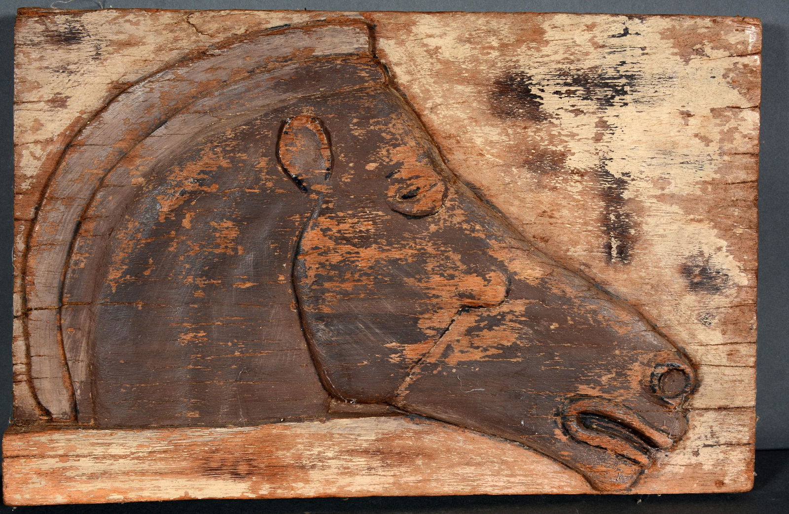 Stylized Horse Head Plaque. (1 of 6)
