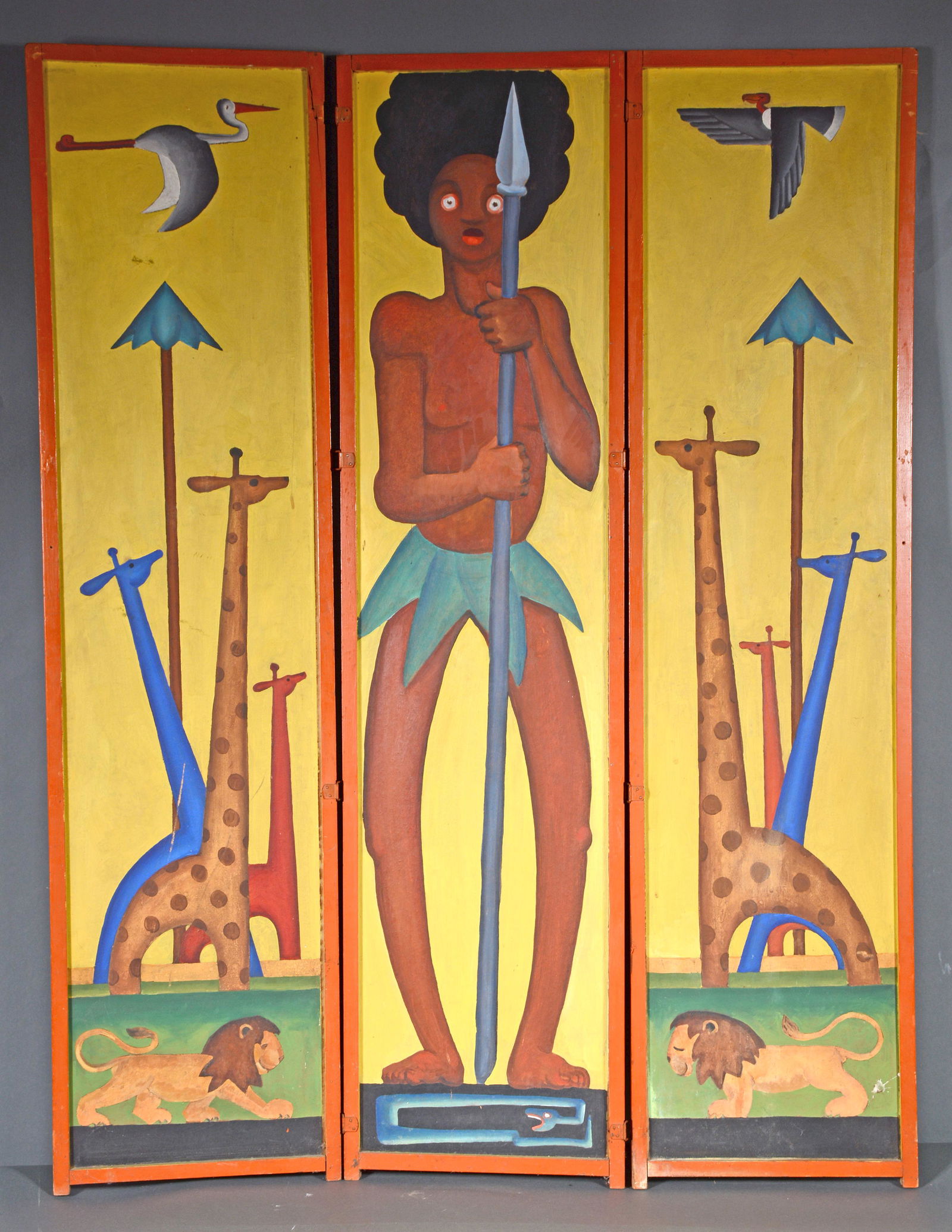 Three Panel Child's Screen. (1 of 1)