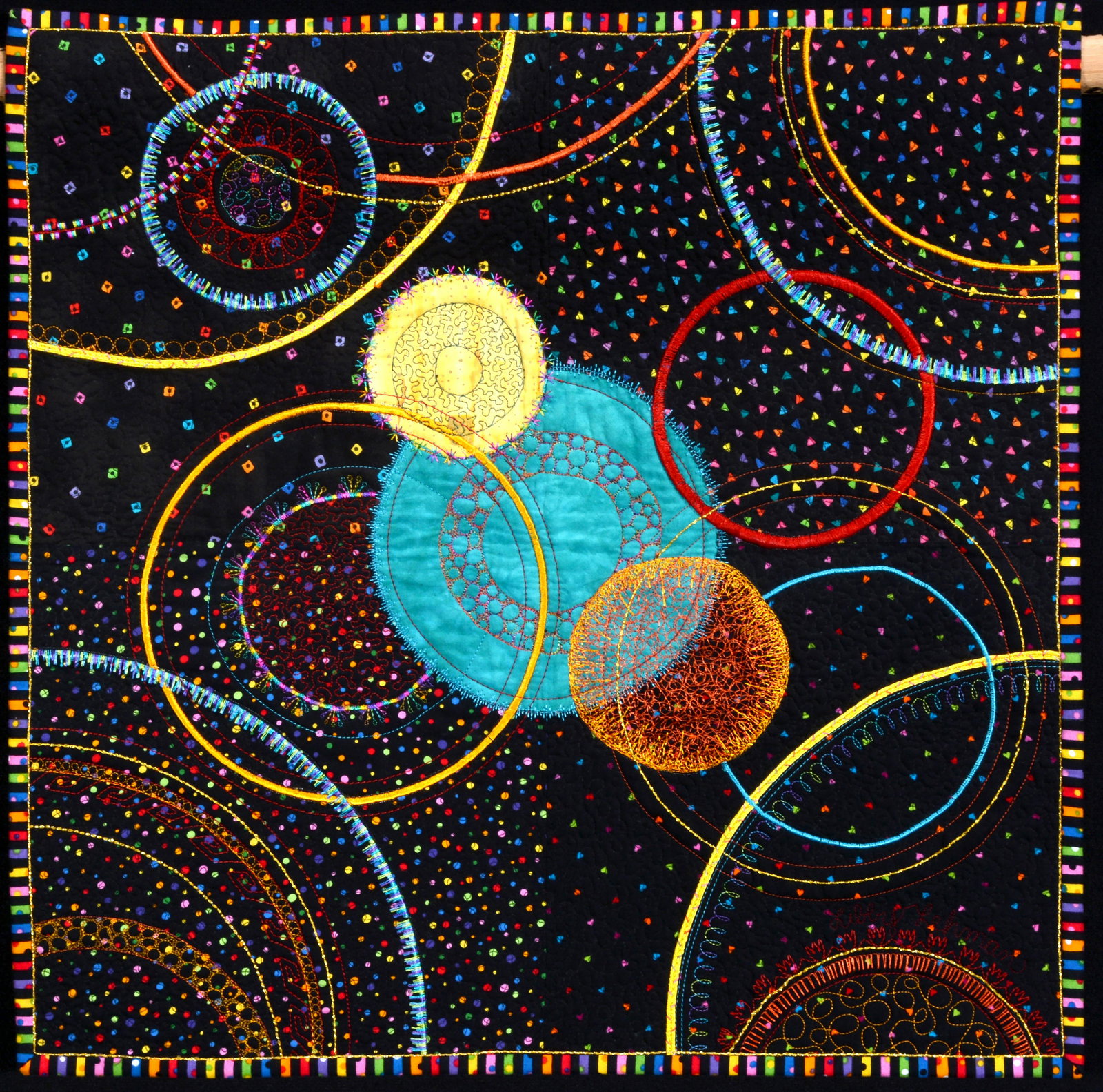Libby Lehman. Going In Circles Quilt. (1 of 5)