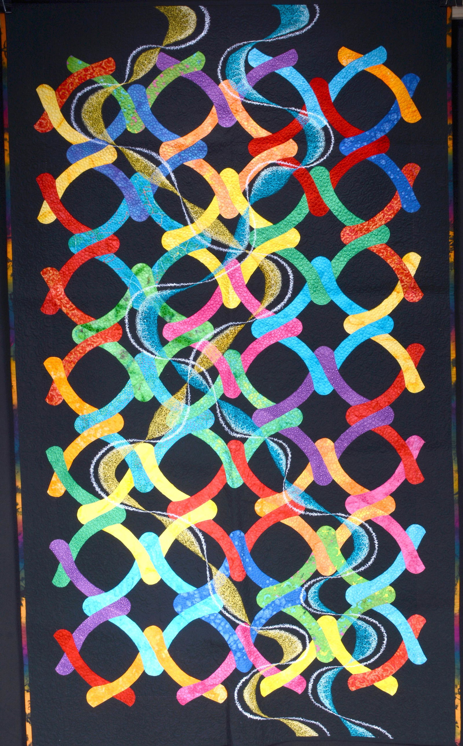 Janice Maddox. Complex Chords, Simple Melodies Quilt. (1 of 4)
