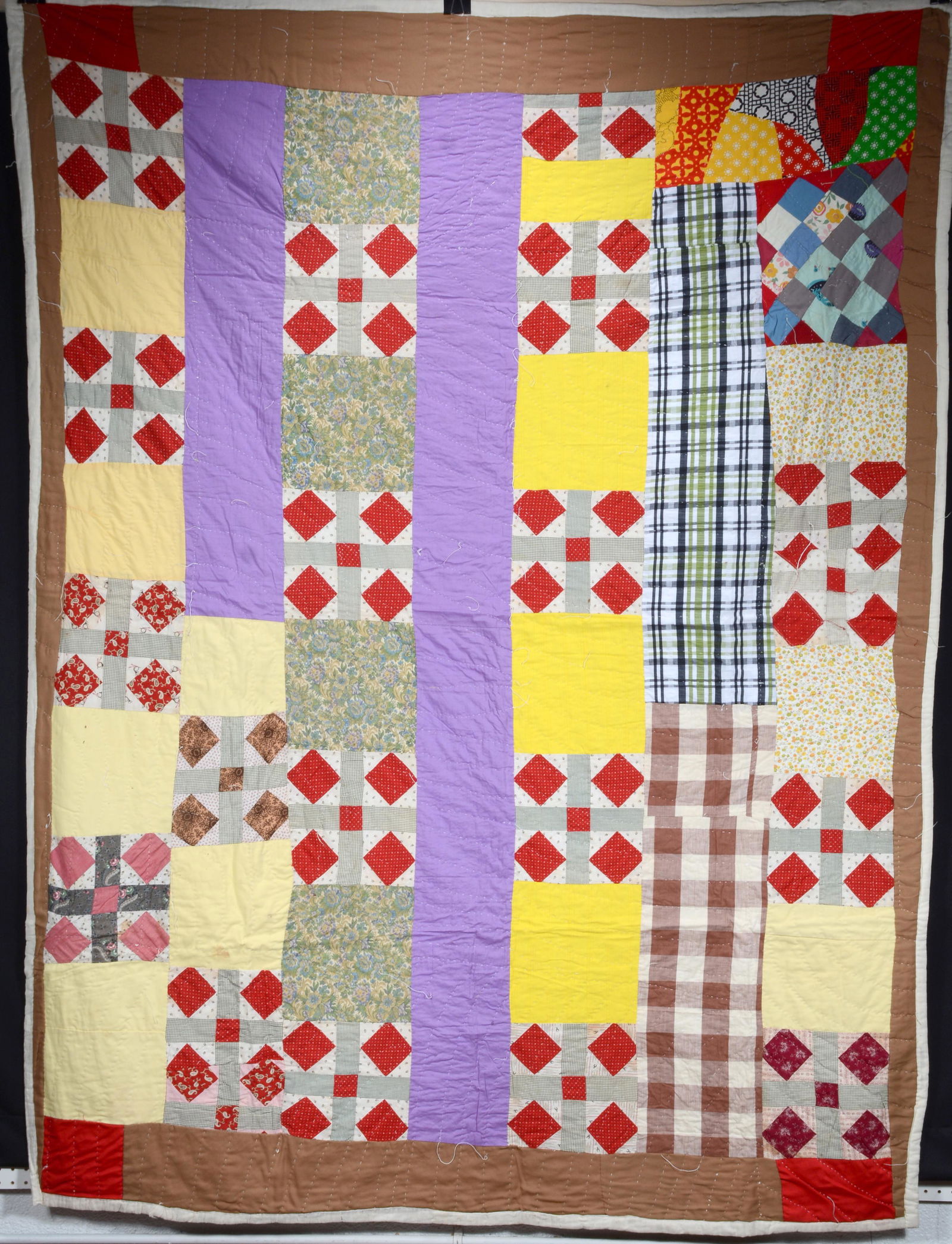African American Multi-Pattern Quilt. (1 of 4)