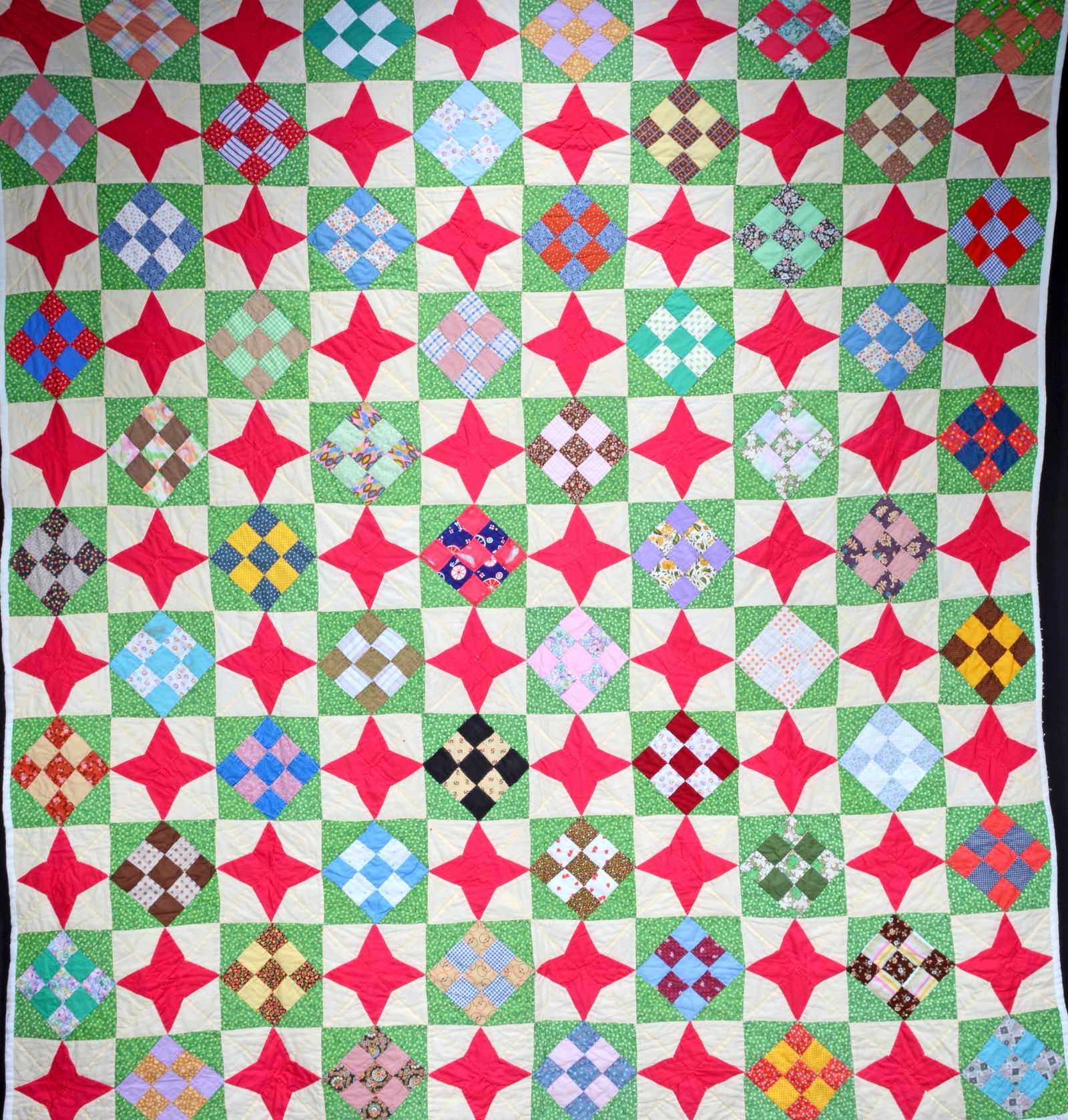 Stars and Blocks Quilt. (1 of 6)