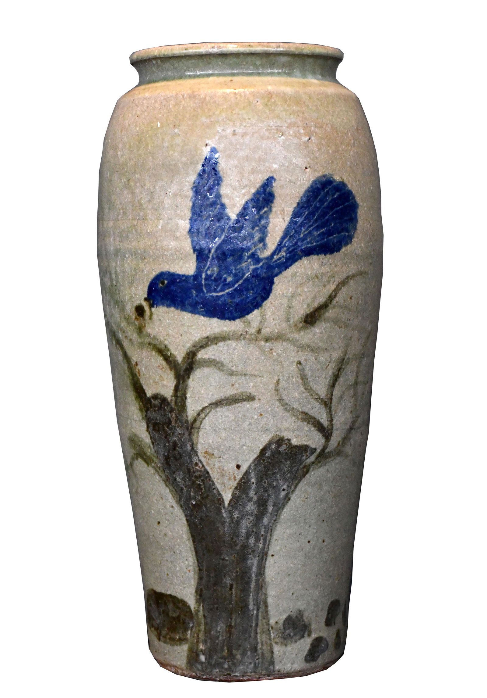 Arie Meaders. Beautiful Bluebird In A Tree Vase. (1 of 10)