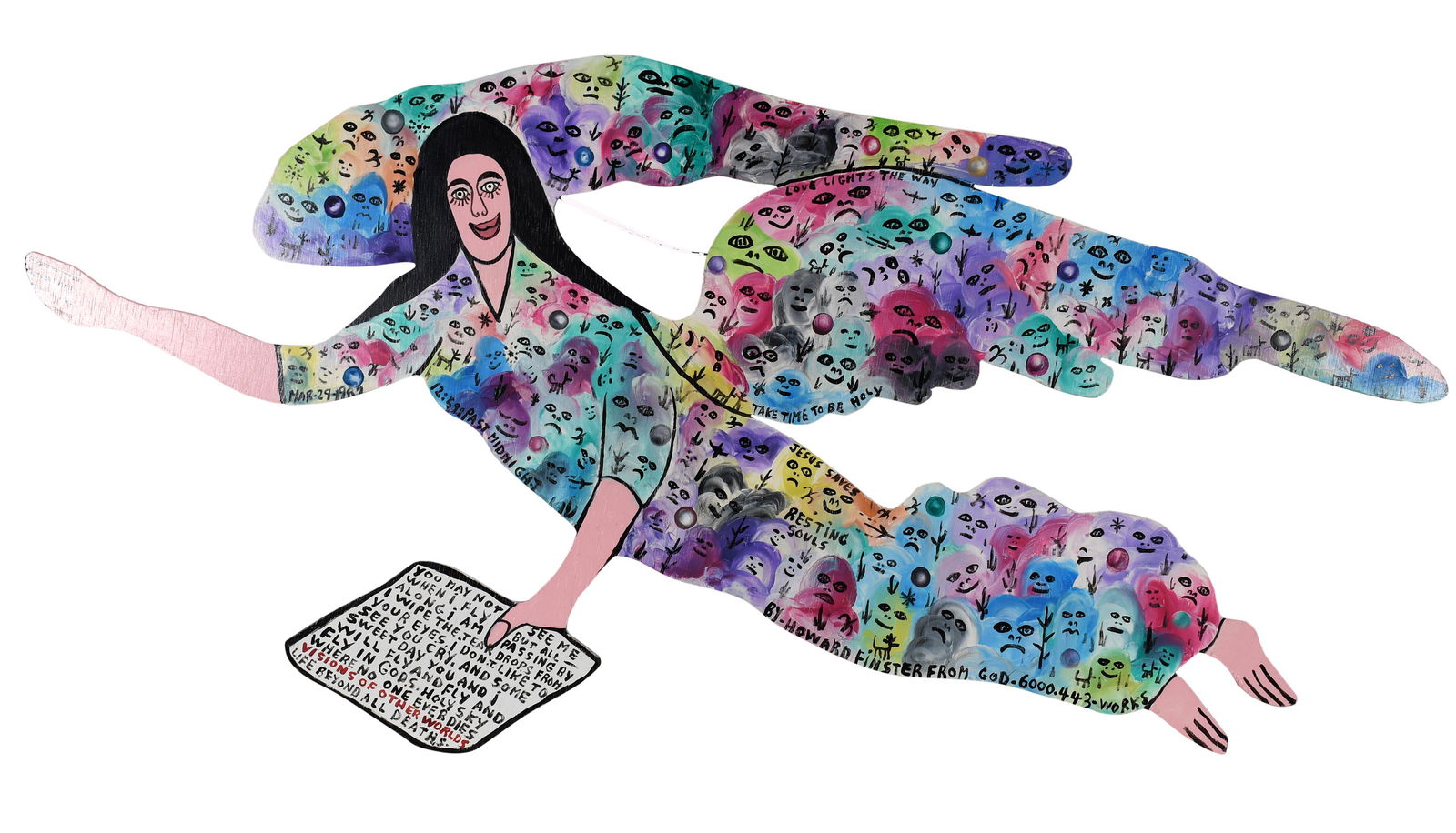 Howard Finster. Angel With Bible. (1 of 7)