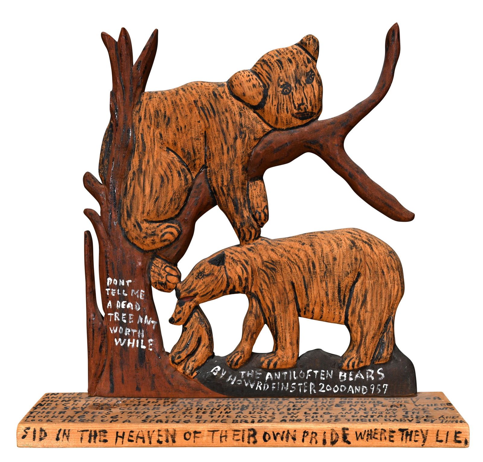 Howard Finster. The Anitloften Bears, #2,957. (1 of 7)
