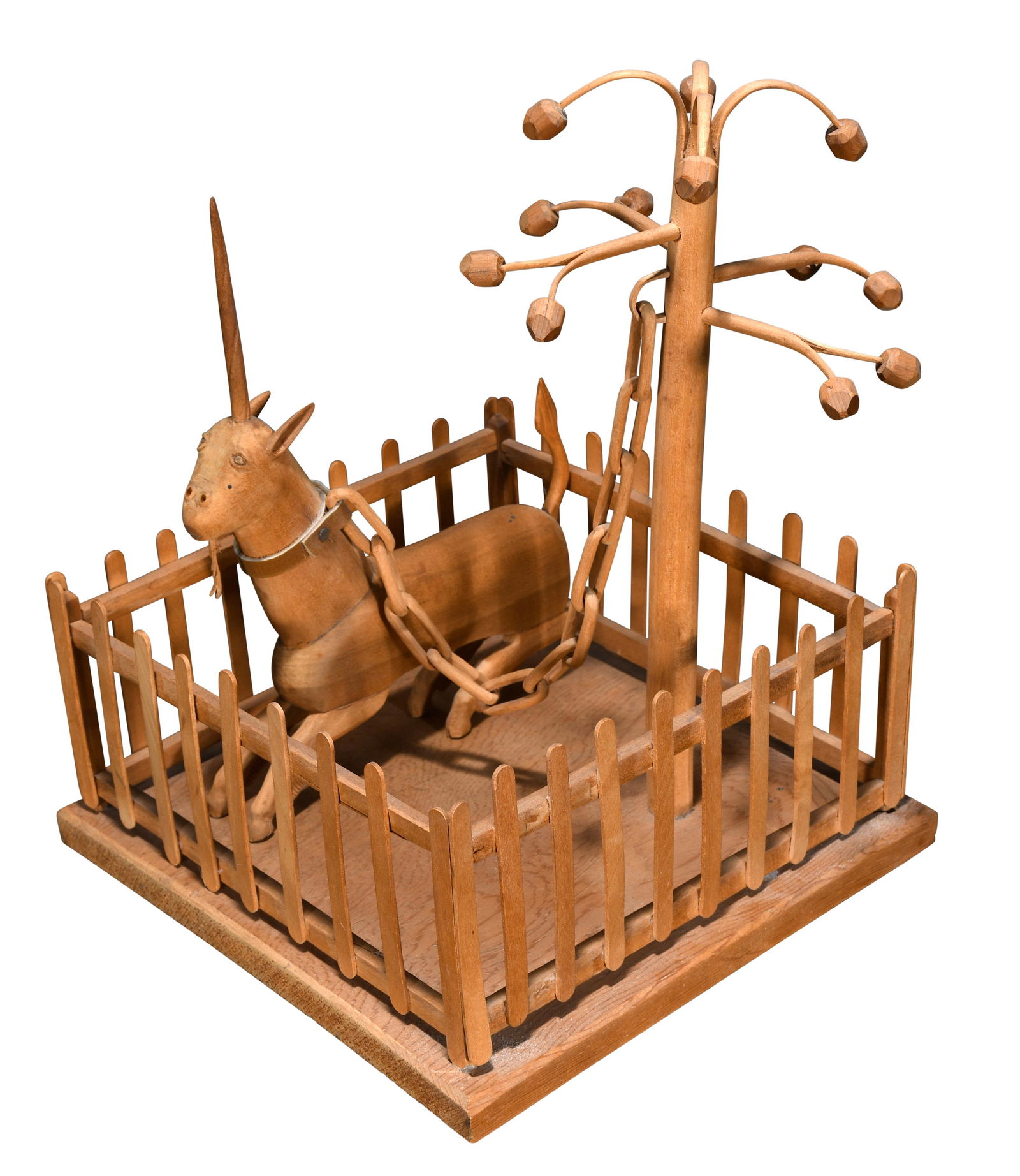 Edgar Tolson. Unicorn With Apple Tree. (1 of 17)