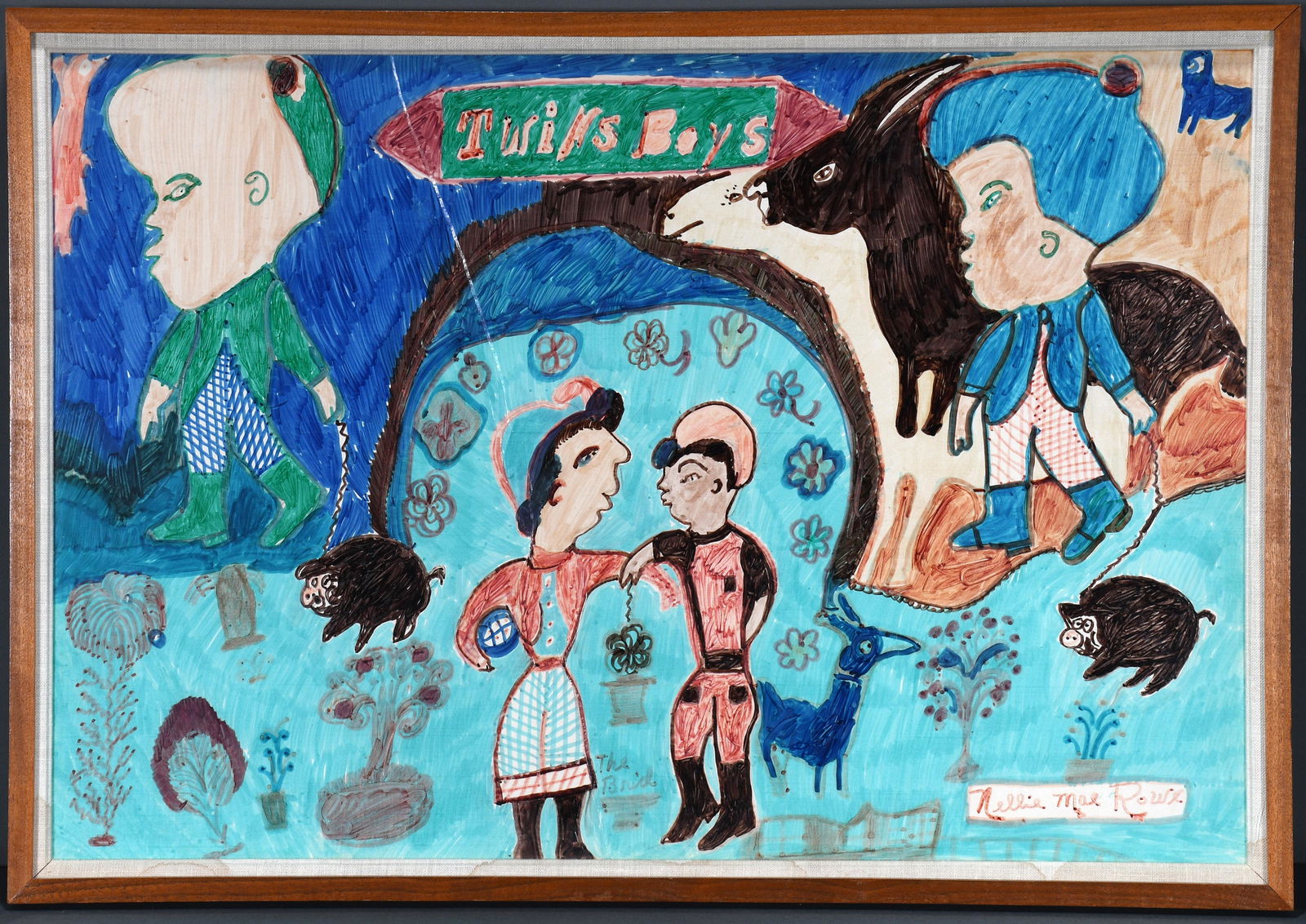 Nellie Mae Rowe. Twin Boys. (1 of 8)